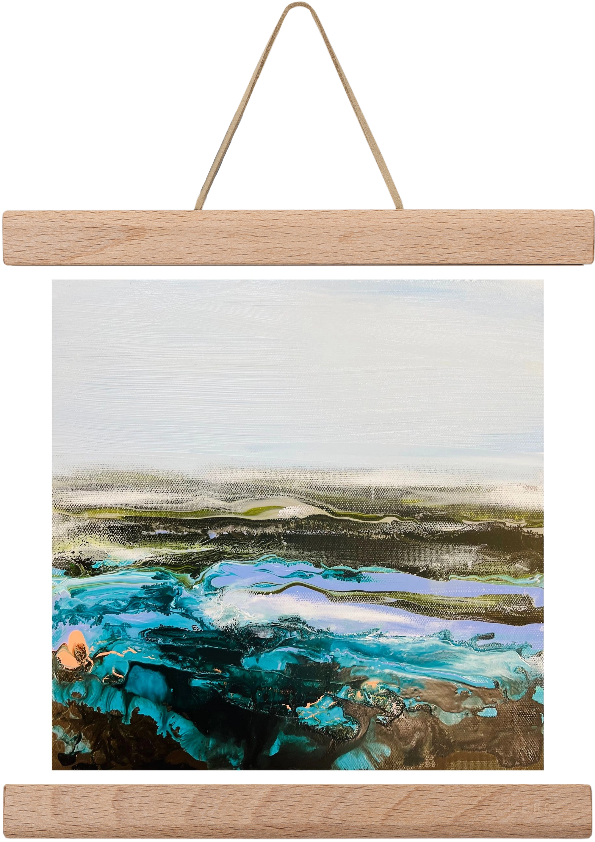 Mountain tops, 20x20 cm (20x20 cm), Tölgy akasztó