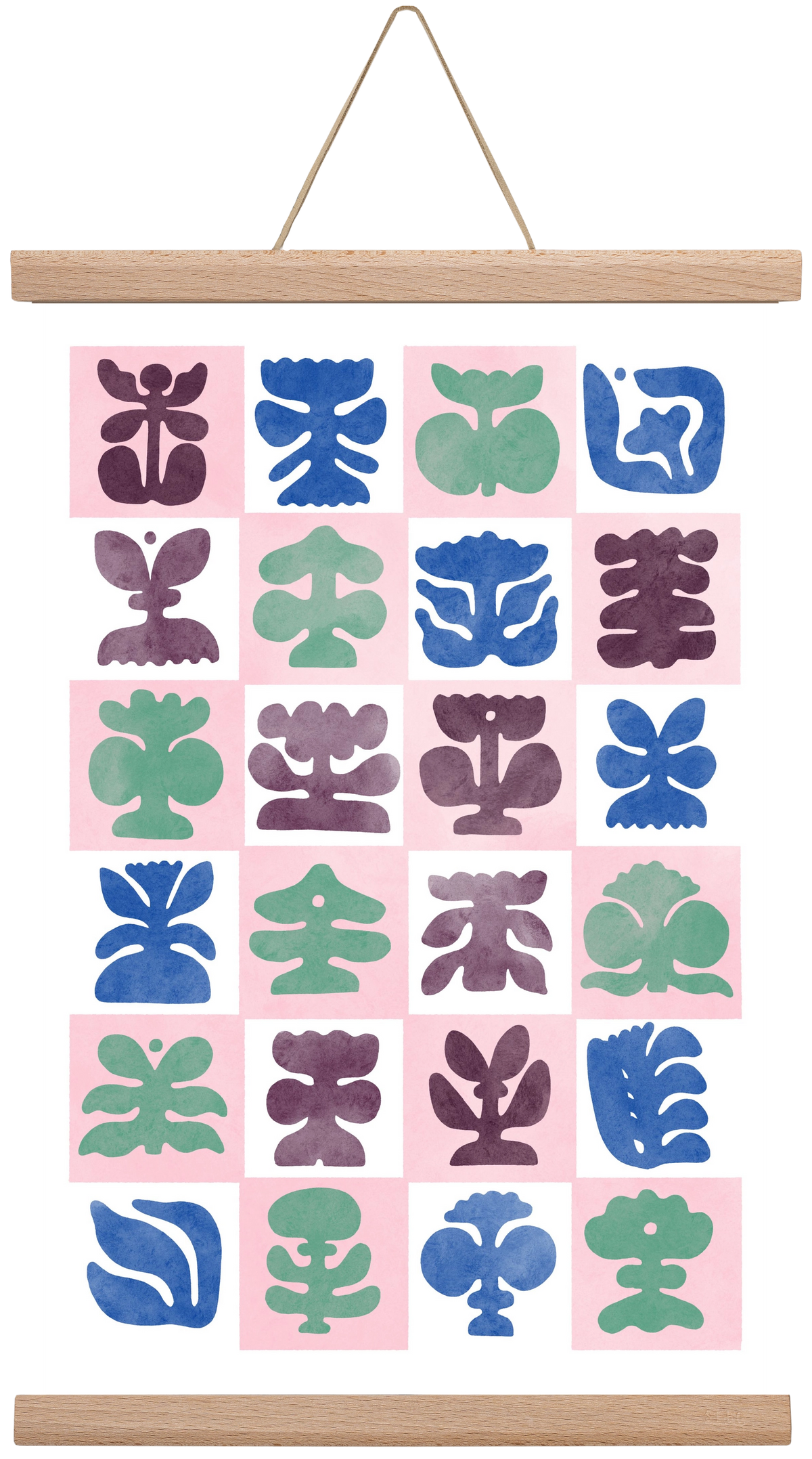 Bloom, 30x45 cm (30x45 cm), Tölgy akasztó