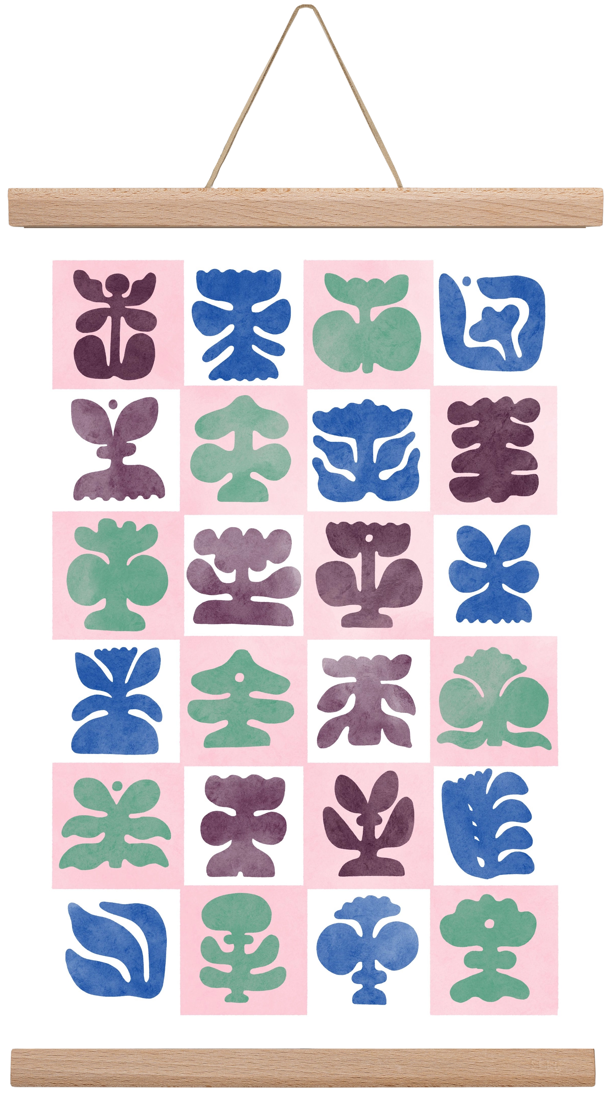 Bloom, 30x45 cm (30x45 cm), Tölgy akasztó