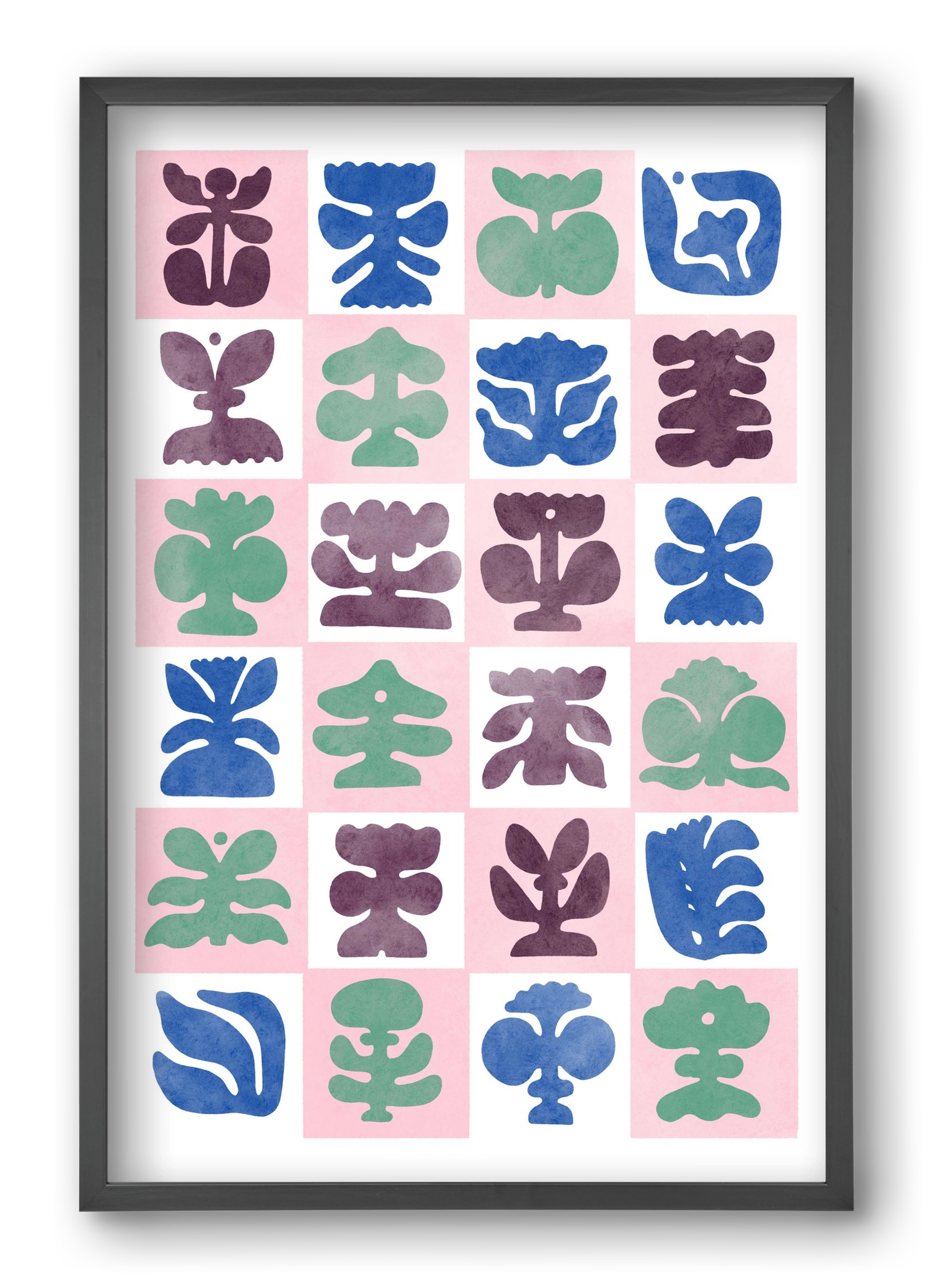 Bloom, 40x60 cm (40x60 cm), Fekete keret