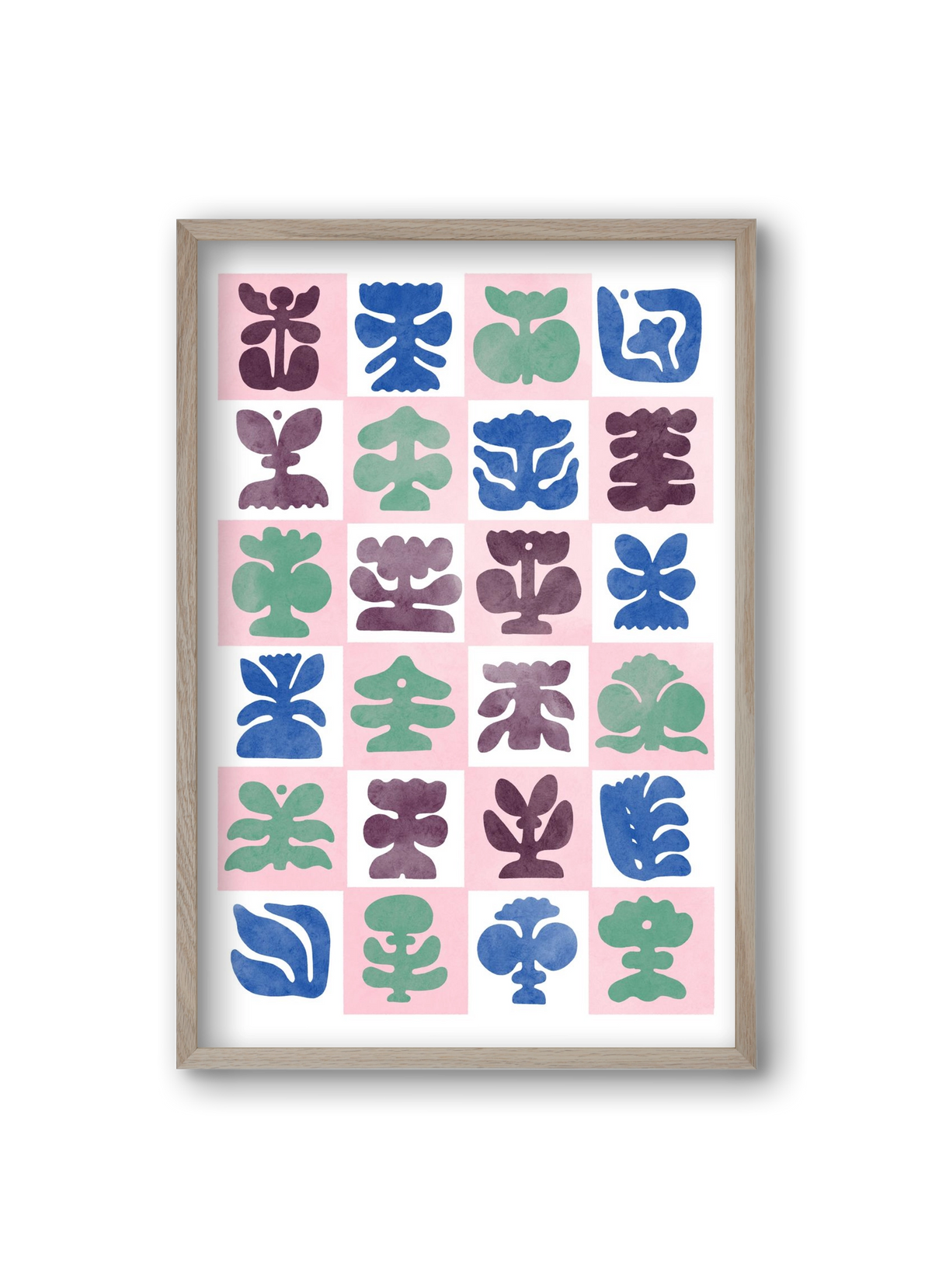 Bloom, 20x30 cm (20x30 cm), Tölgy keret