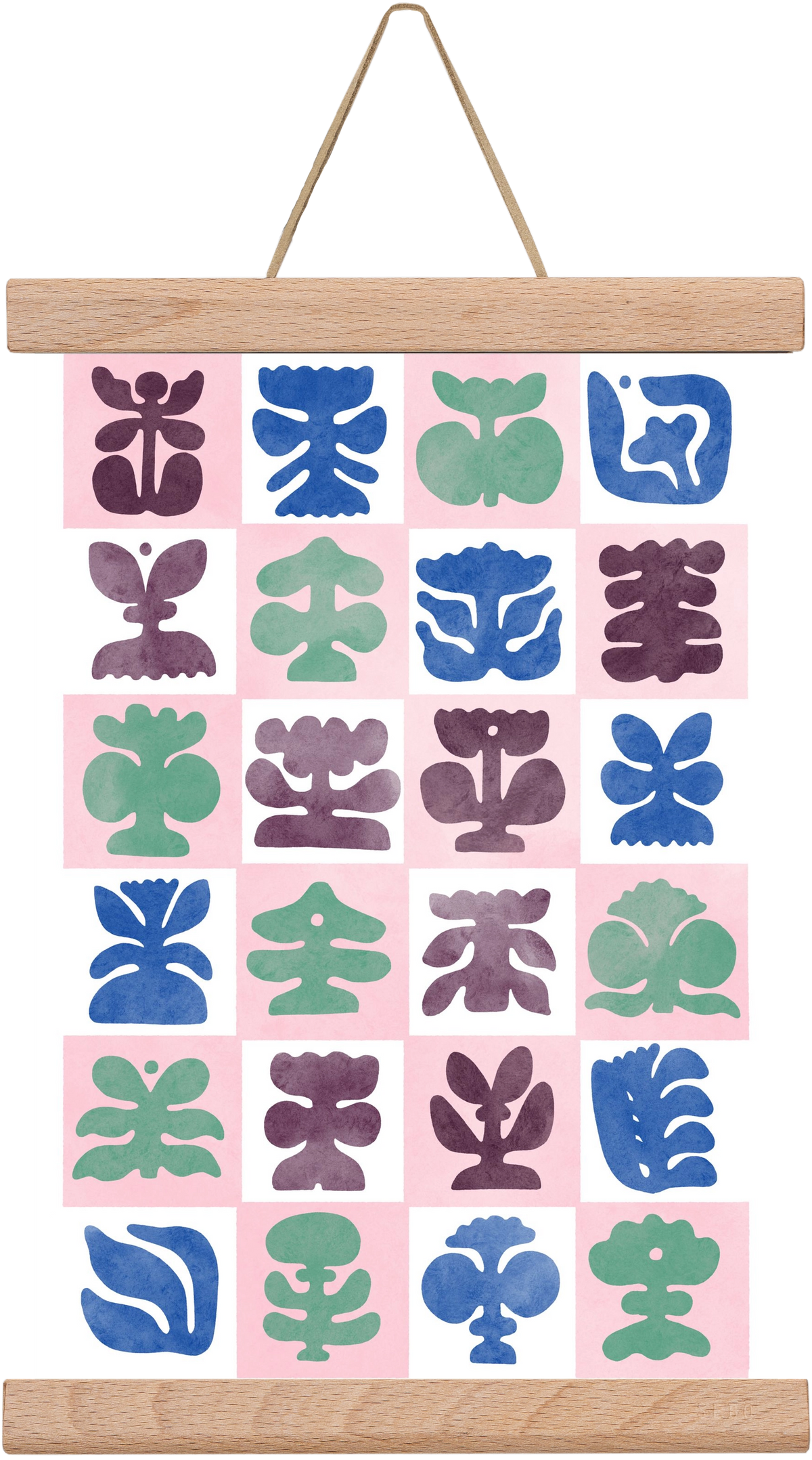 Bloom, 20x30 cm (20x30 cm), Tölgy akasztó