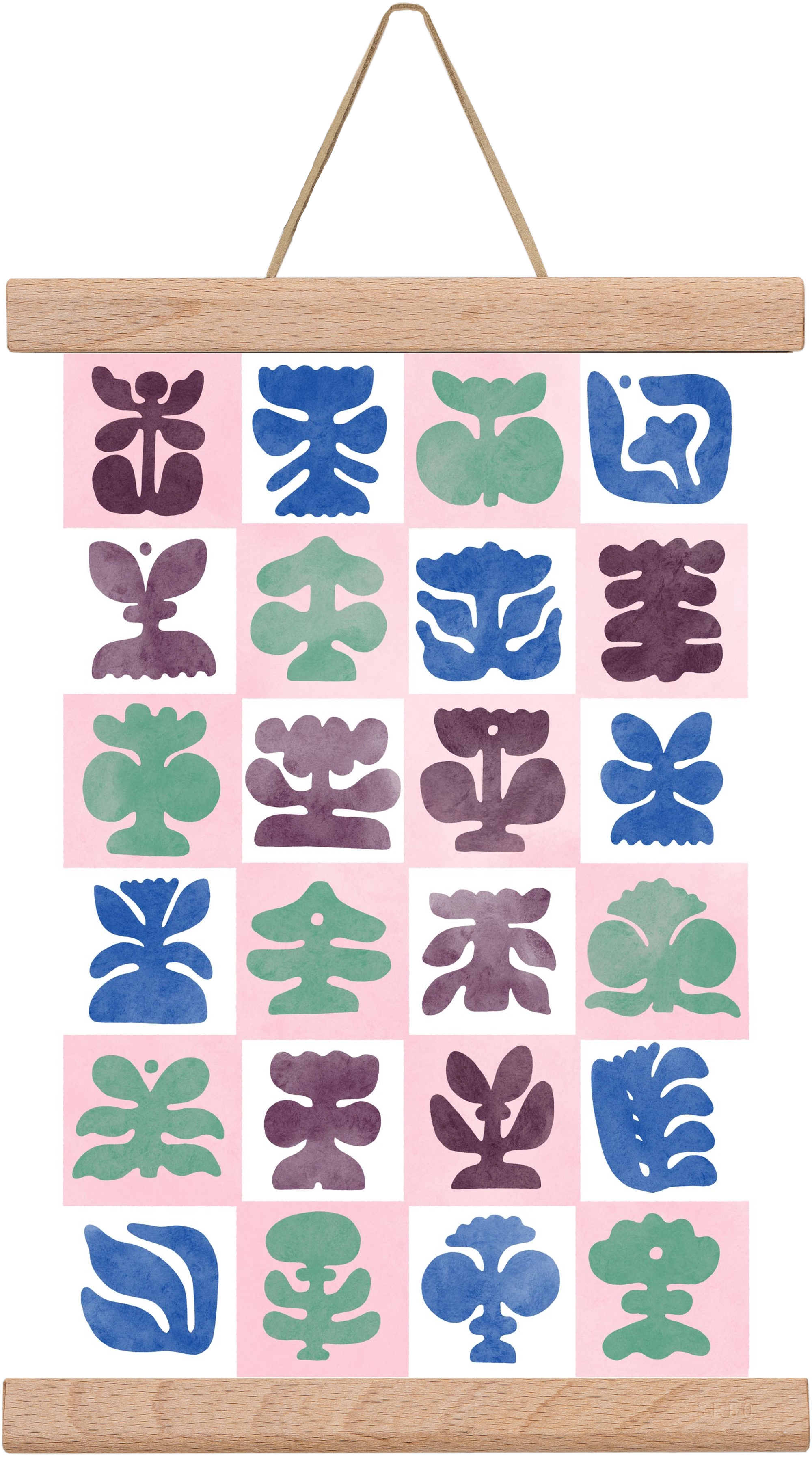 Bloom, 20x30 cm (20x30 cm), Tölgy akasztó