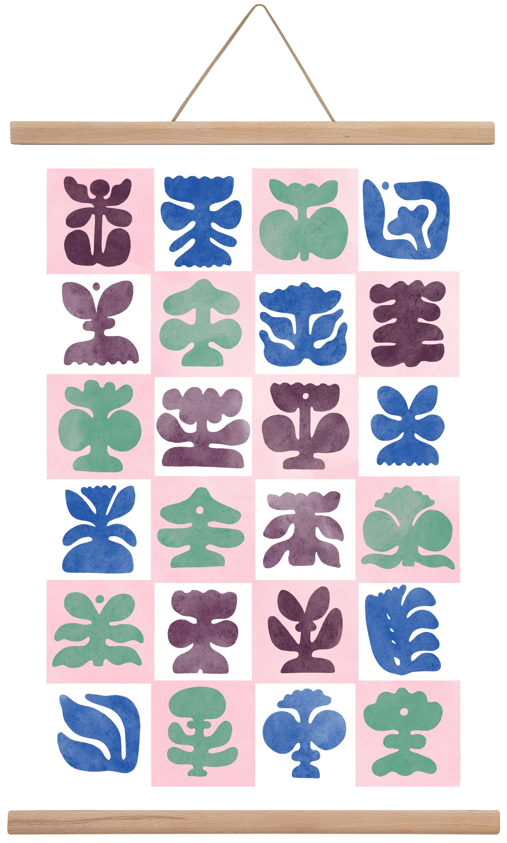 Bloom, 40x60 cm (40x60 cm), Tölgy akasztó