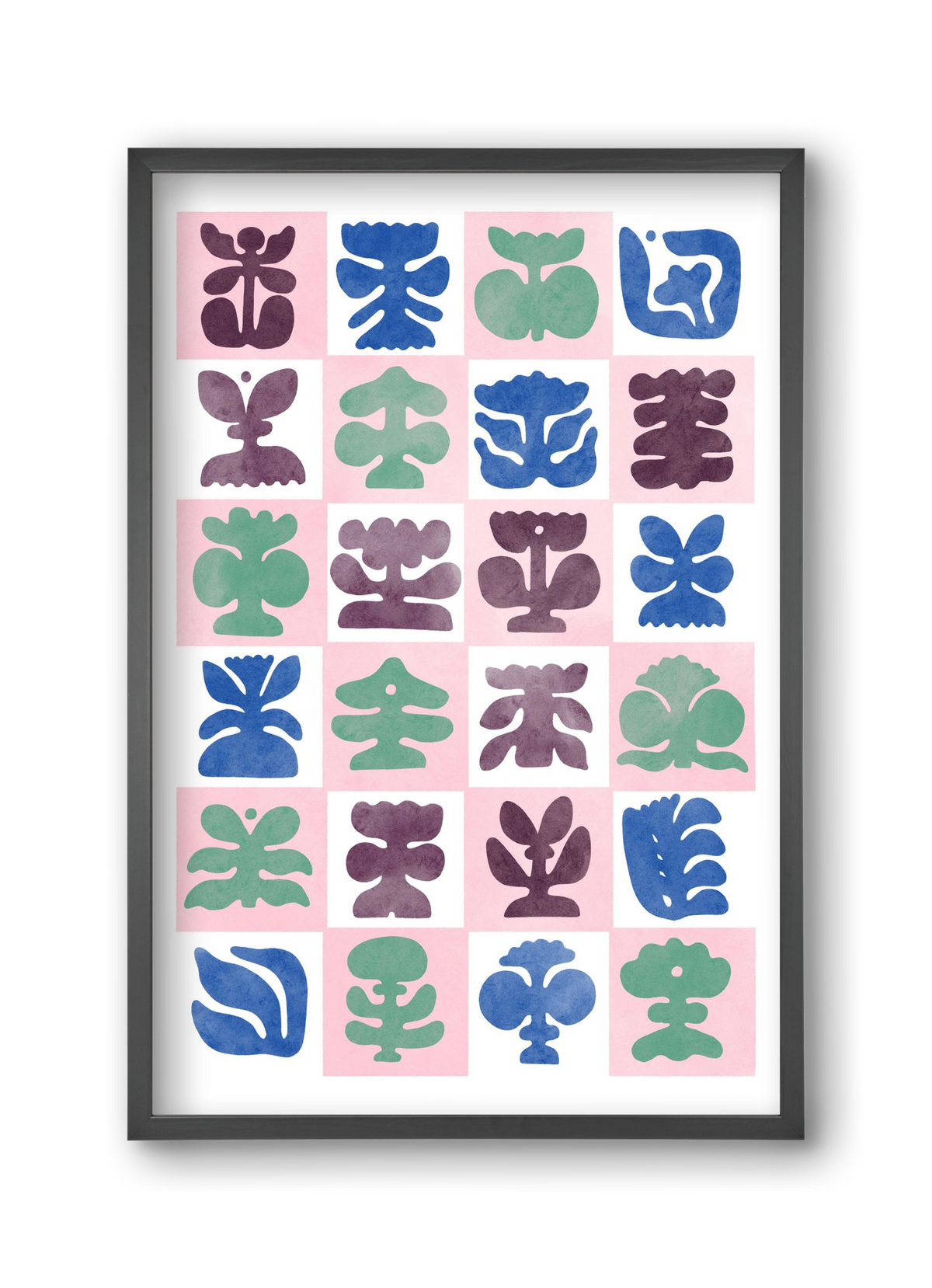 Bloom, 30x45 cm (30x45 cm), Fekete keret