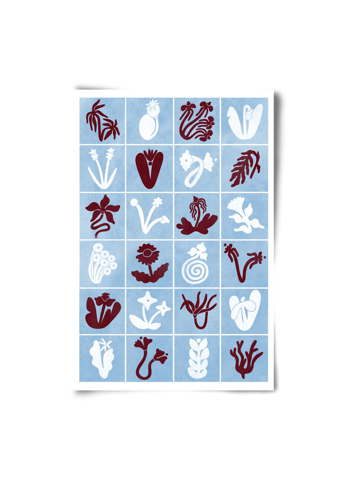 Red & Blue, 20x30 cm, Keret nélkül