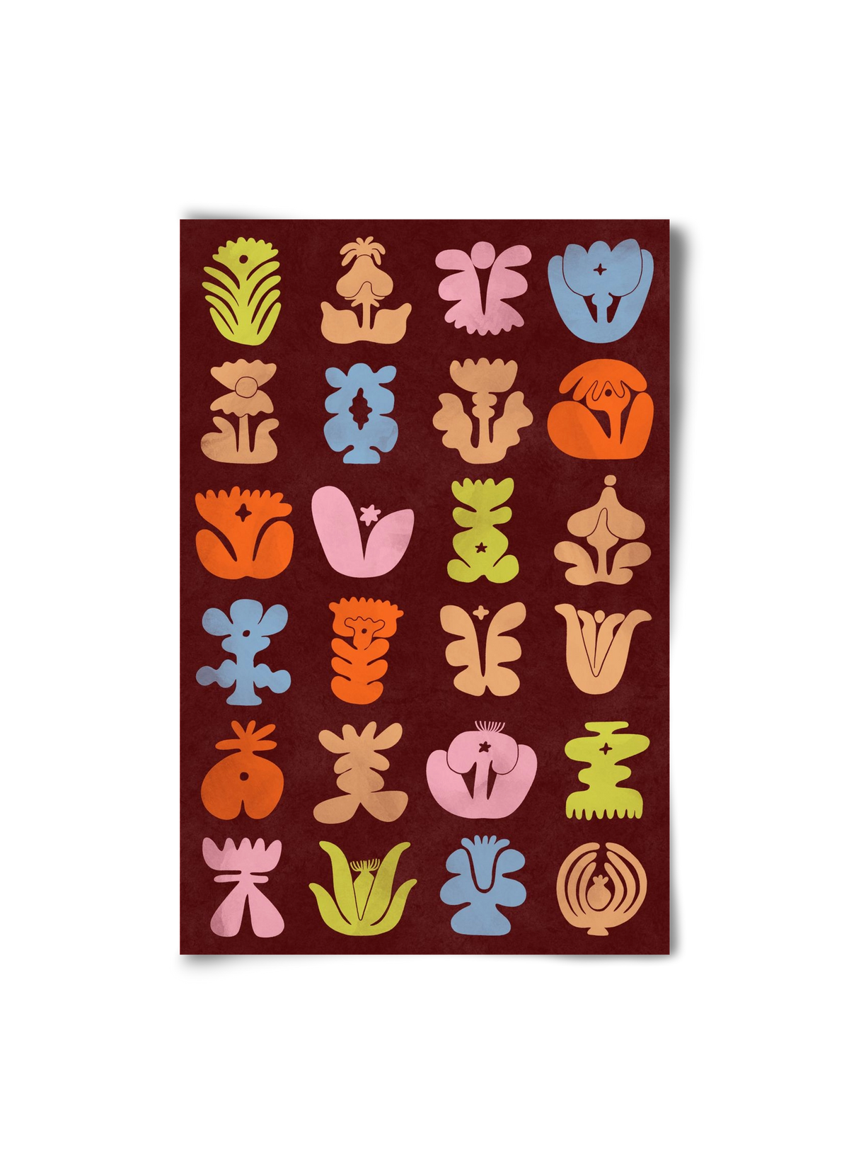 Colored Totem, 20x30 cm, Keret nélkül