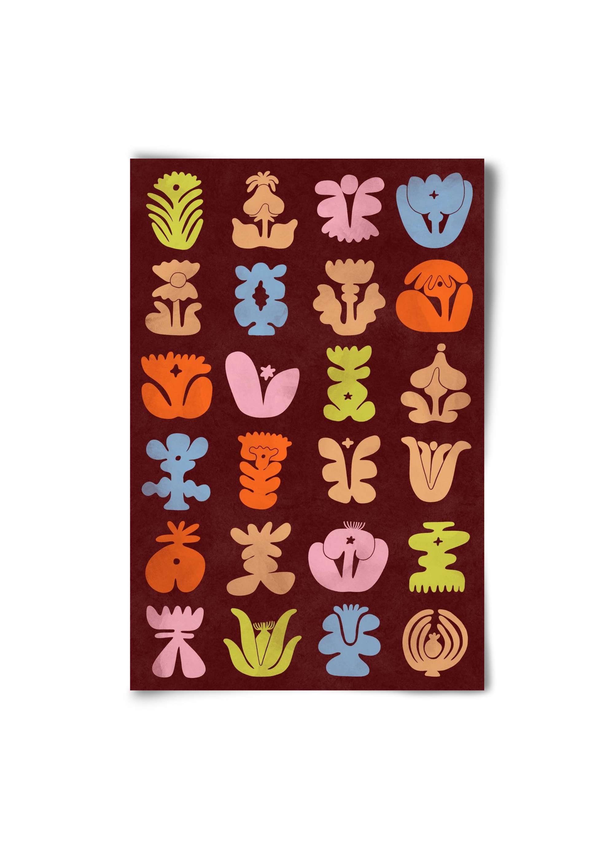 Colored Totem, 20x30 cm, Keret nélkül