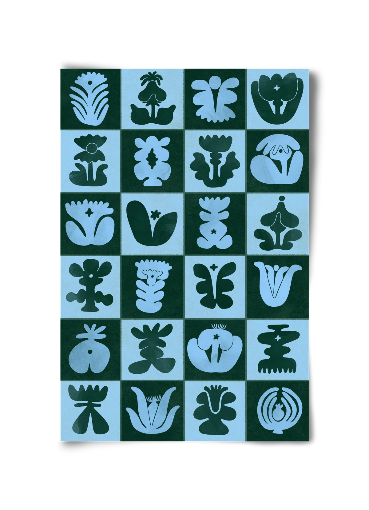 Green & Blue, 30x45 cm, Keret nélkül