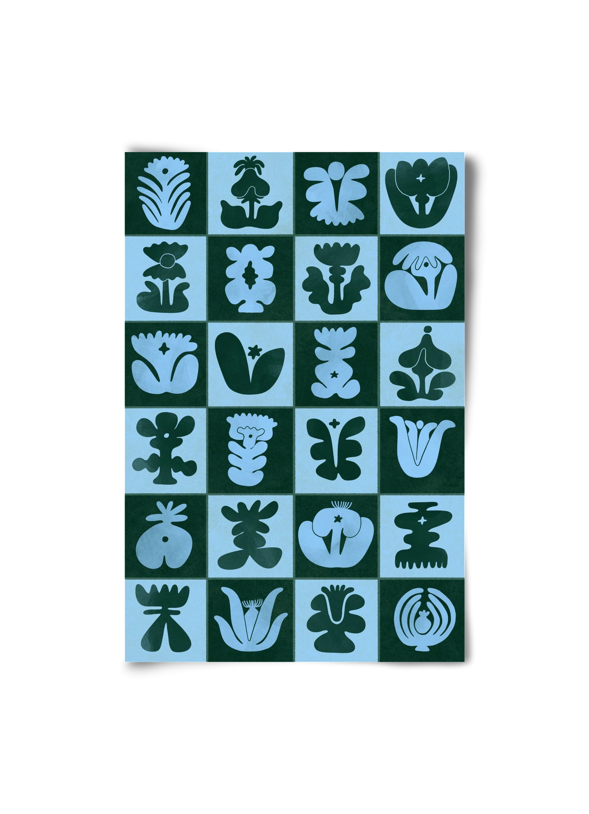 Green & Blue, 20x30 cm, Keret nélkül