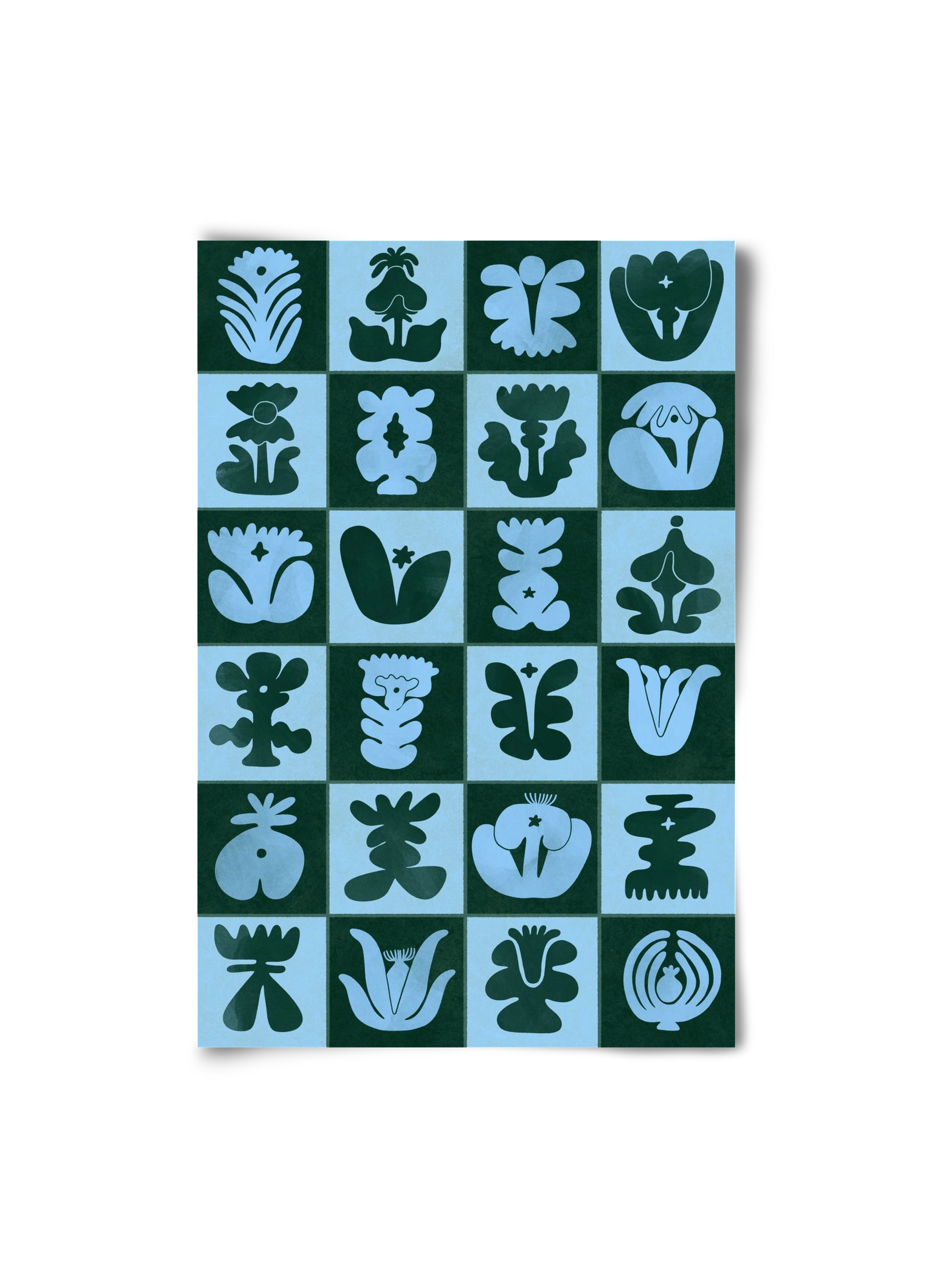 Green & Blue, 20x30 cm, Keret nélkül