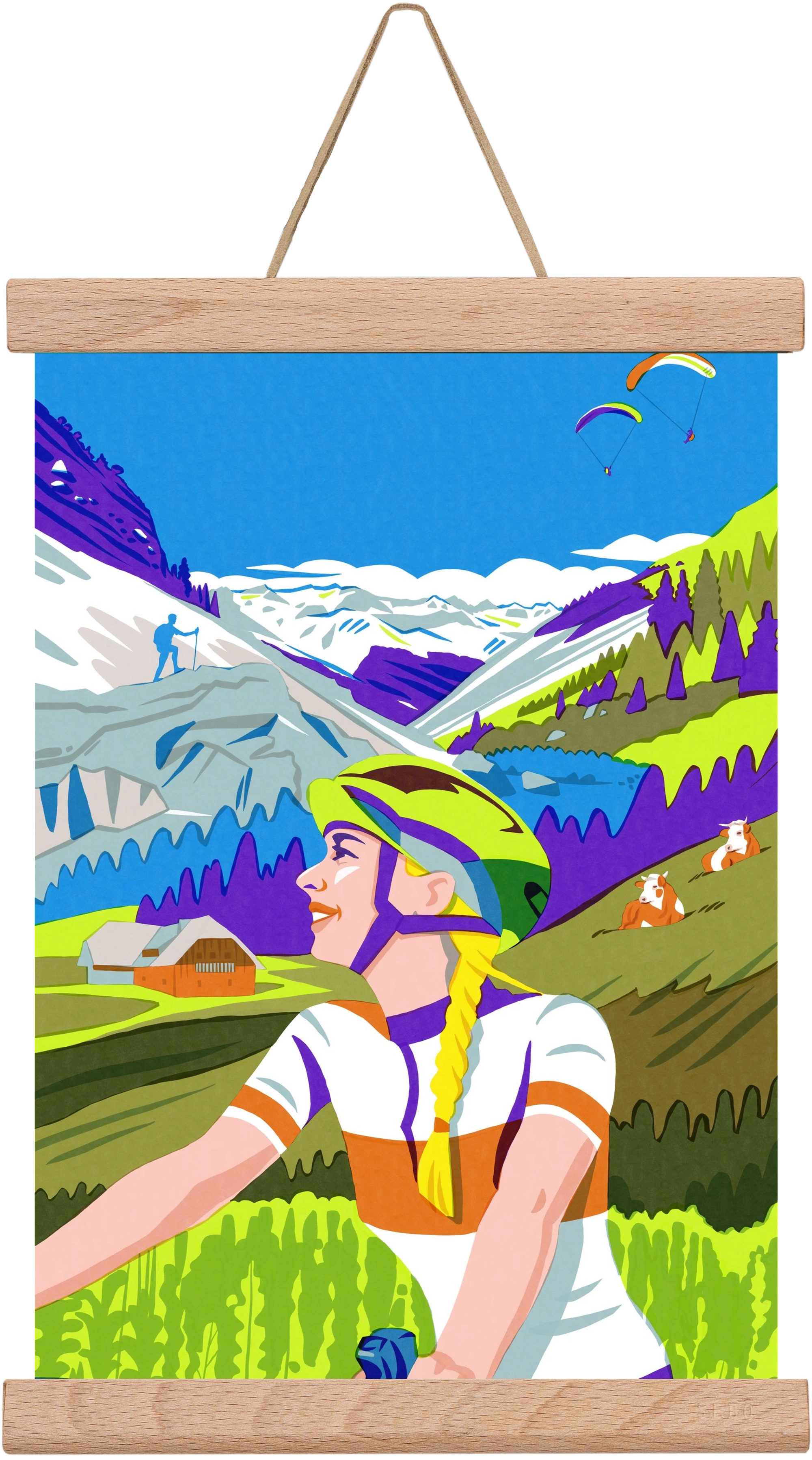 Austria, 20x30 cm (20x30 cm), Tölgy akasztó