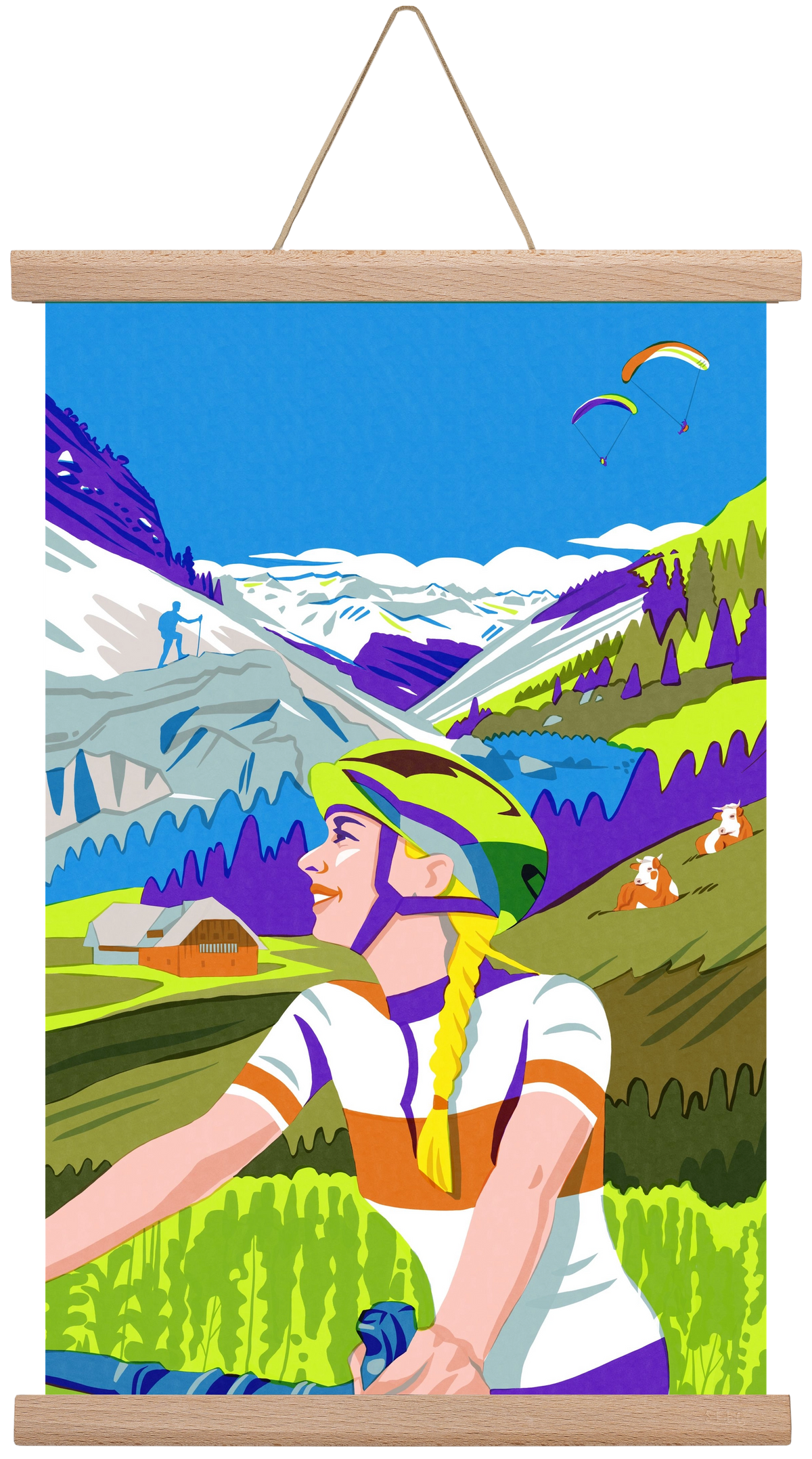 Austria, 30x45 cm (30x45 cm), Tölgy akasztó