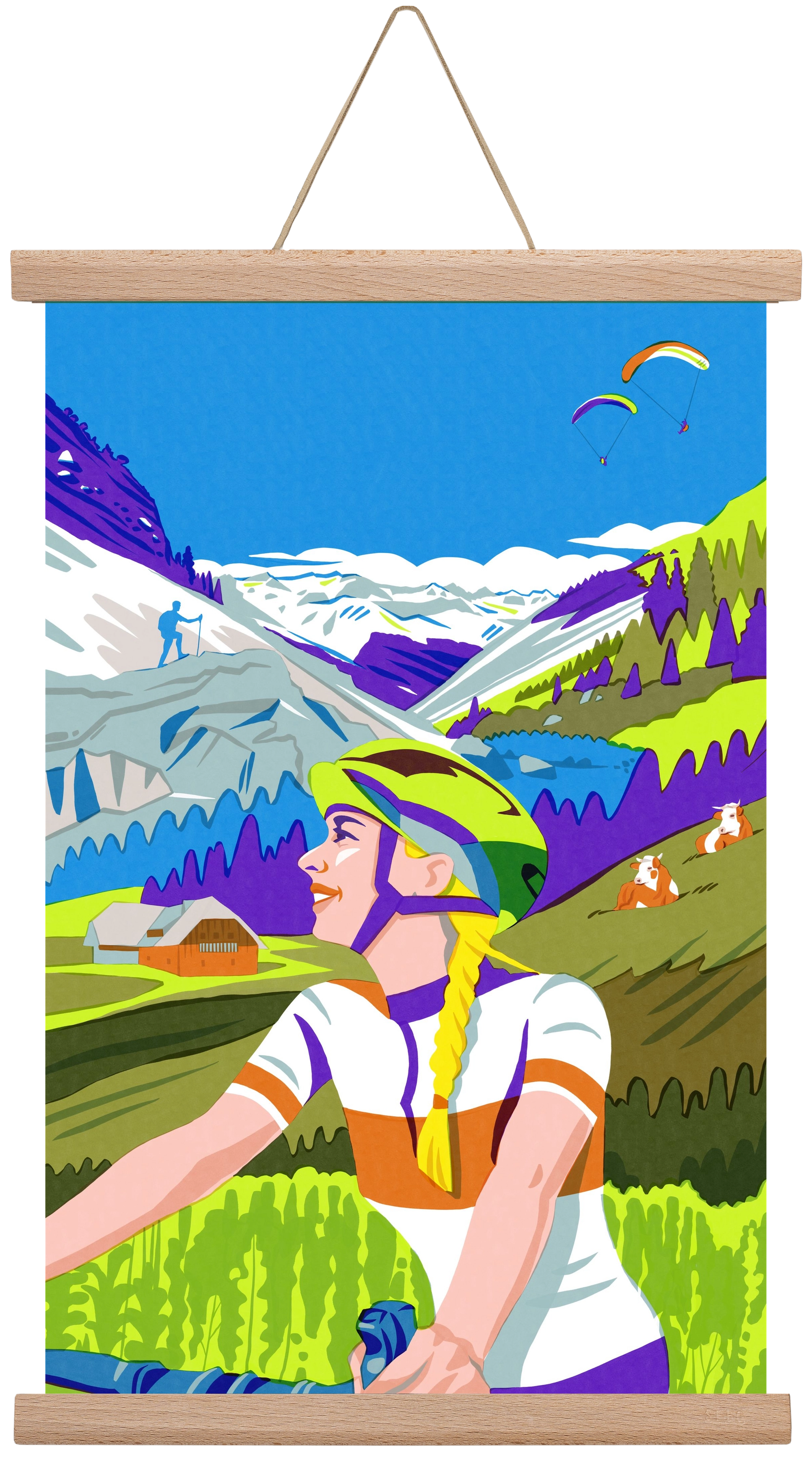 Austria, 30x45 cm (30x45 cm), Tölgy akasztó