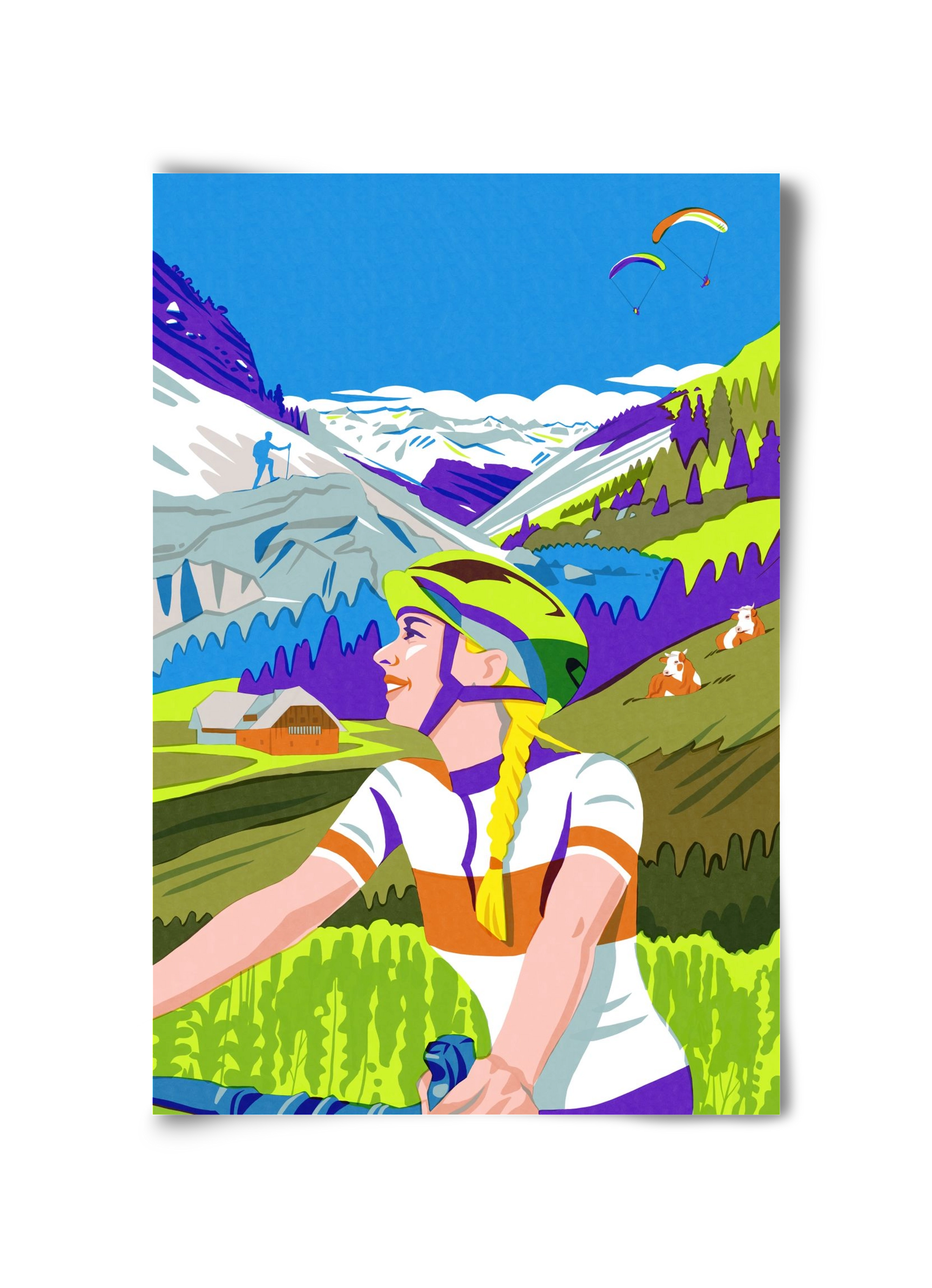 Austria, 30x45 cm, Keret nélkül