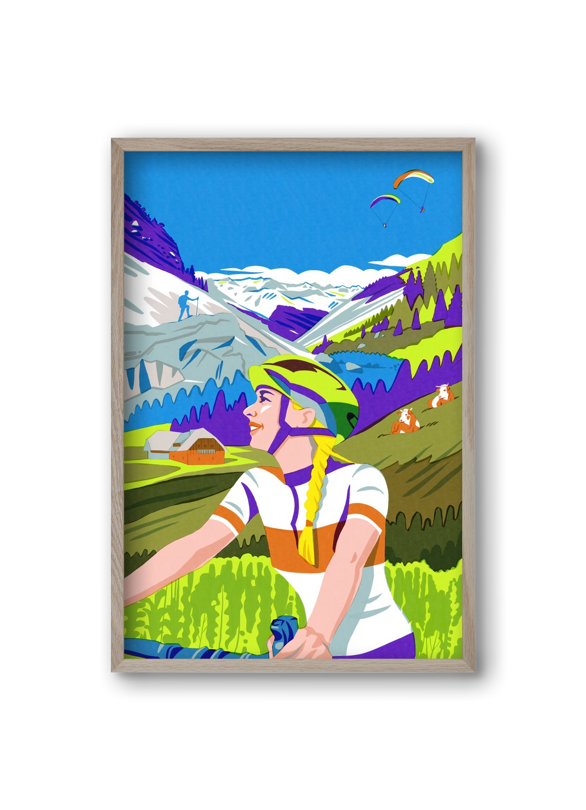 Austria, 20x30 cm (20x30 cm), Tölgy keret