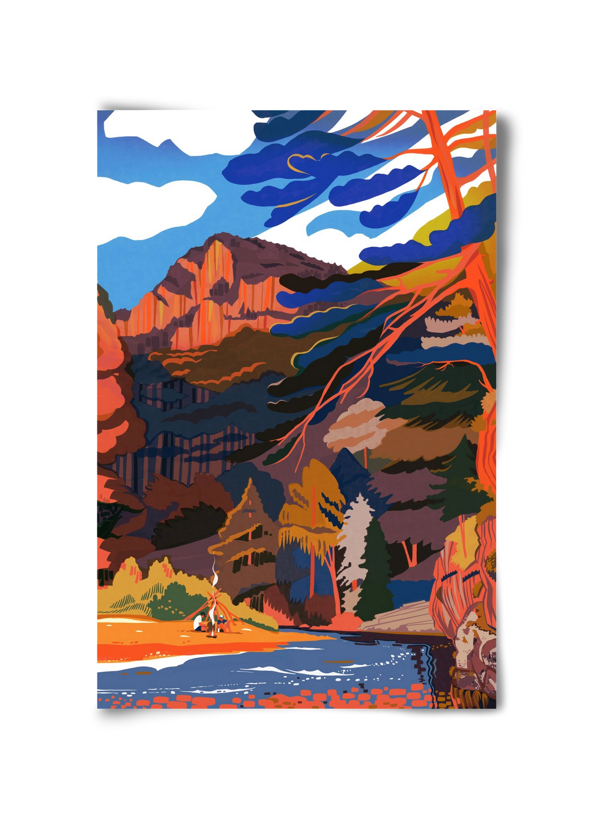 Höllental, 30x45 cm, Keret nélkül