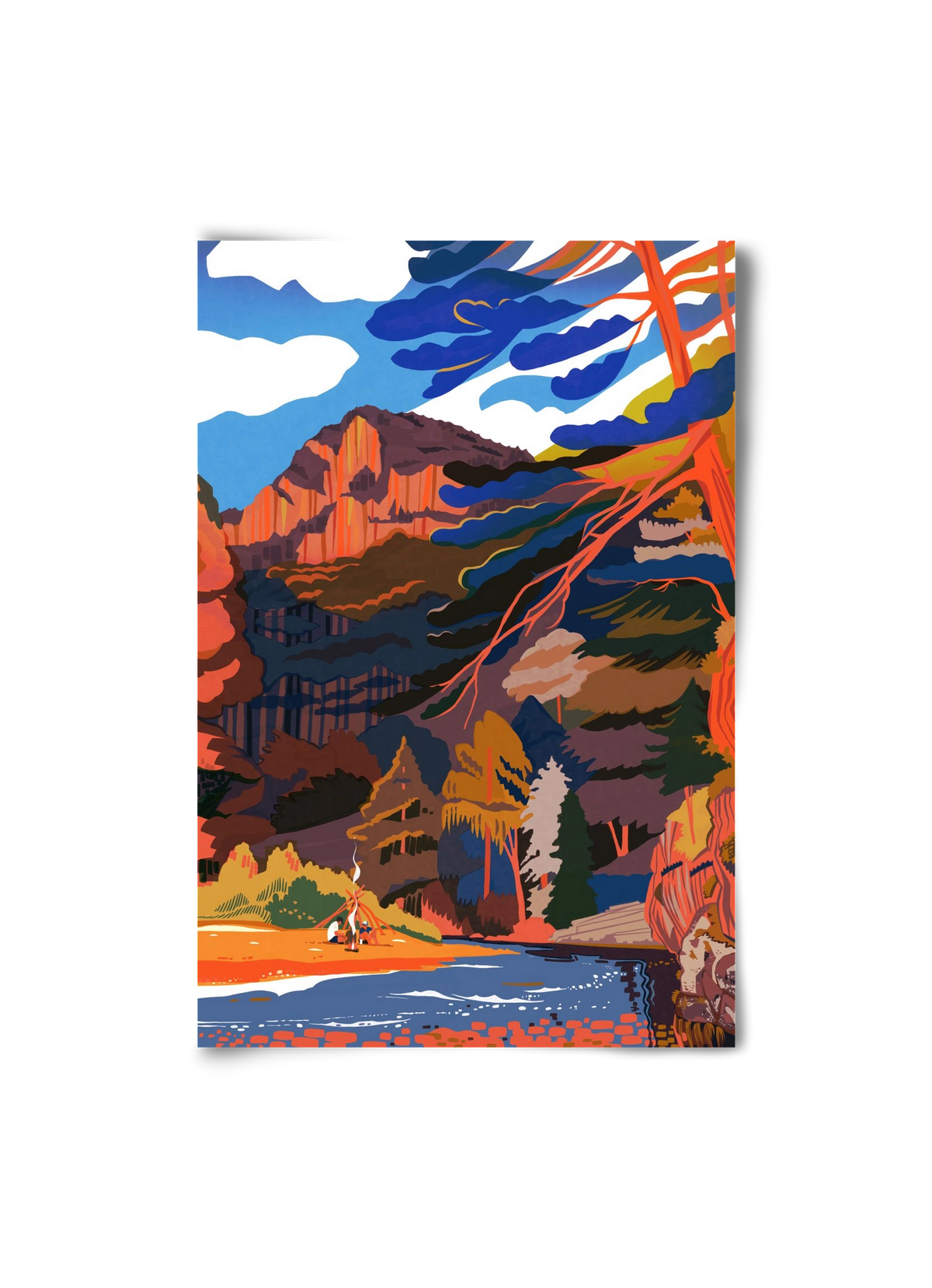 Höllental, 20x30 cm, Keret nélkül