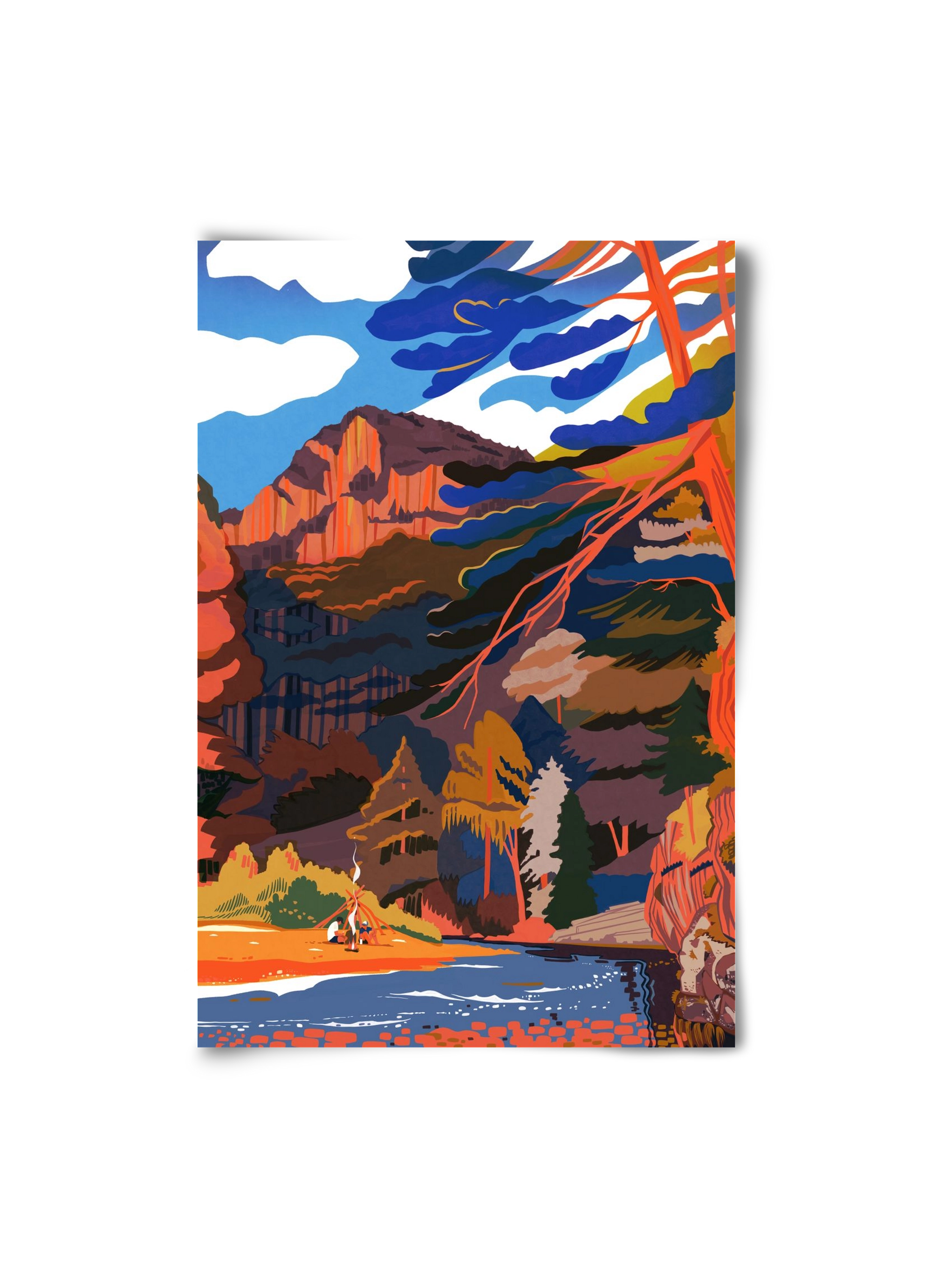 Höllental, 20x30 cm, Keret nélkül