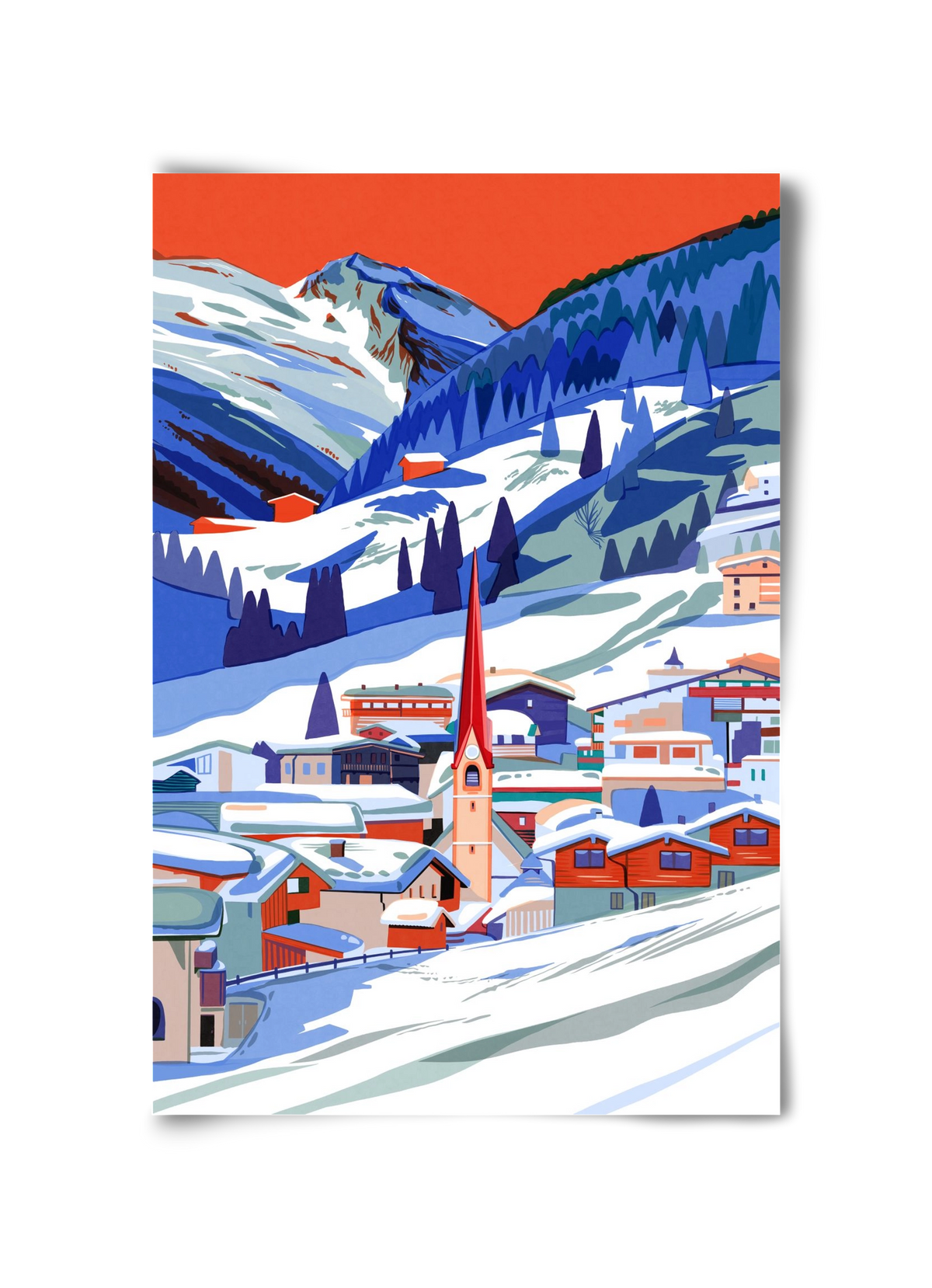 Zillertal, 30x45 cm, Keret nélkül