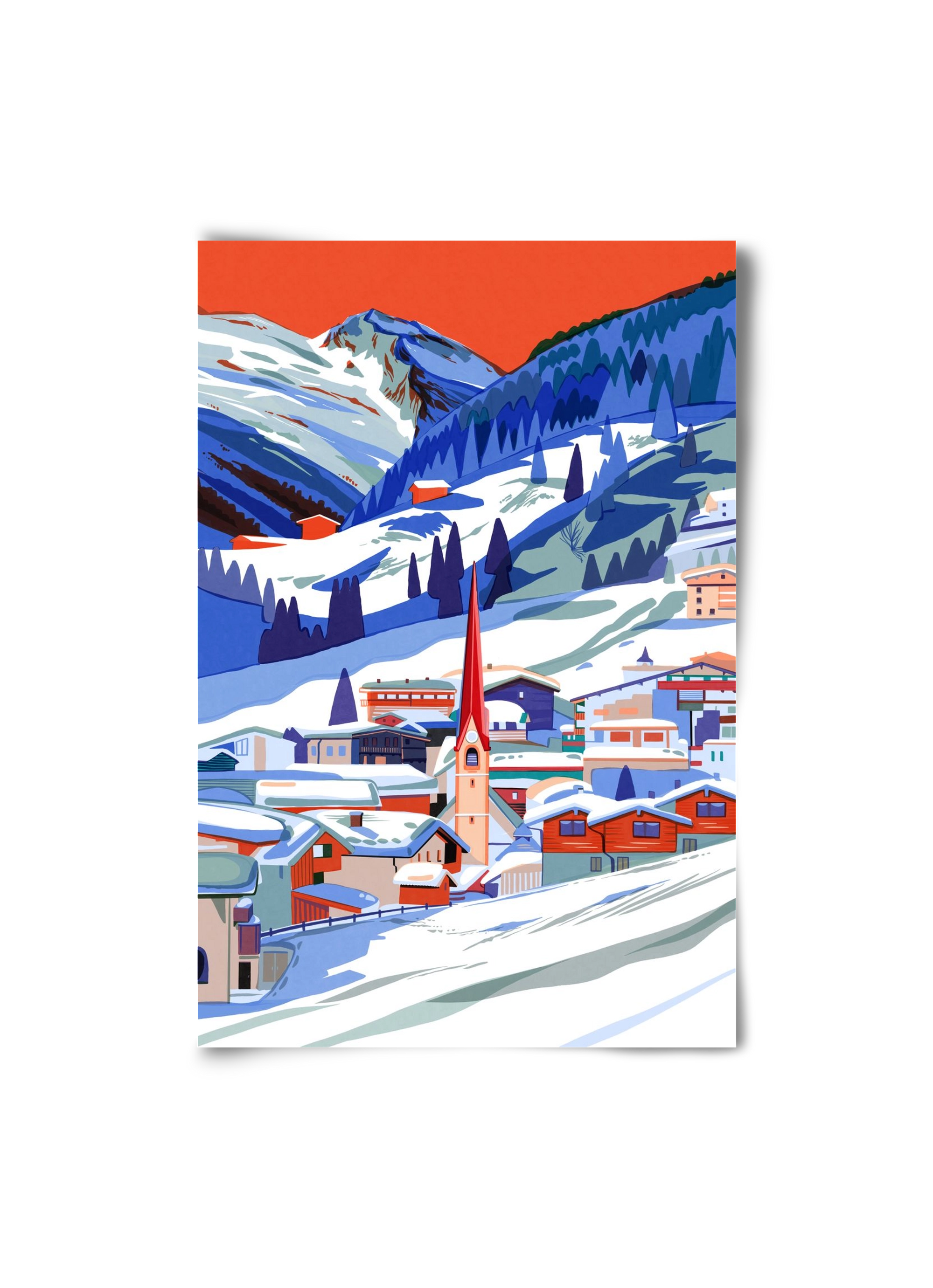 Zillertal, 20x30 cm, Keret nélkül