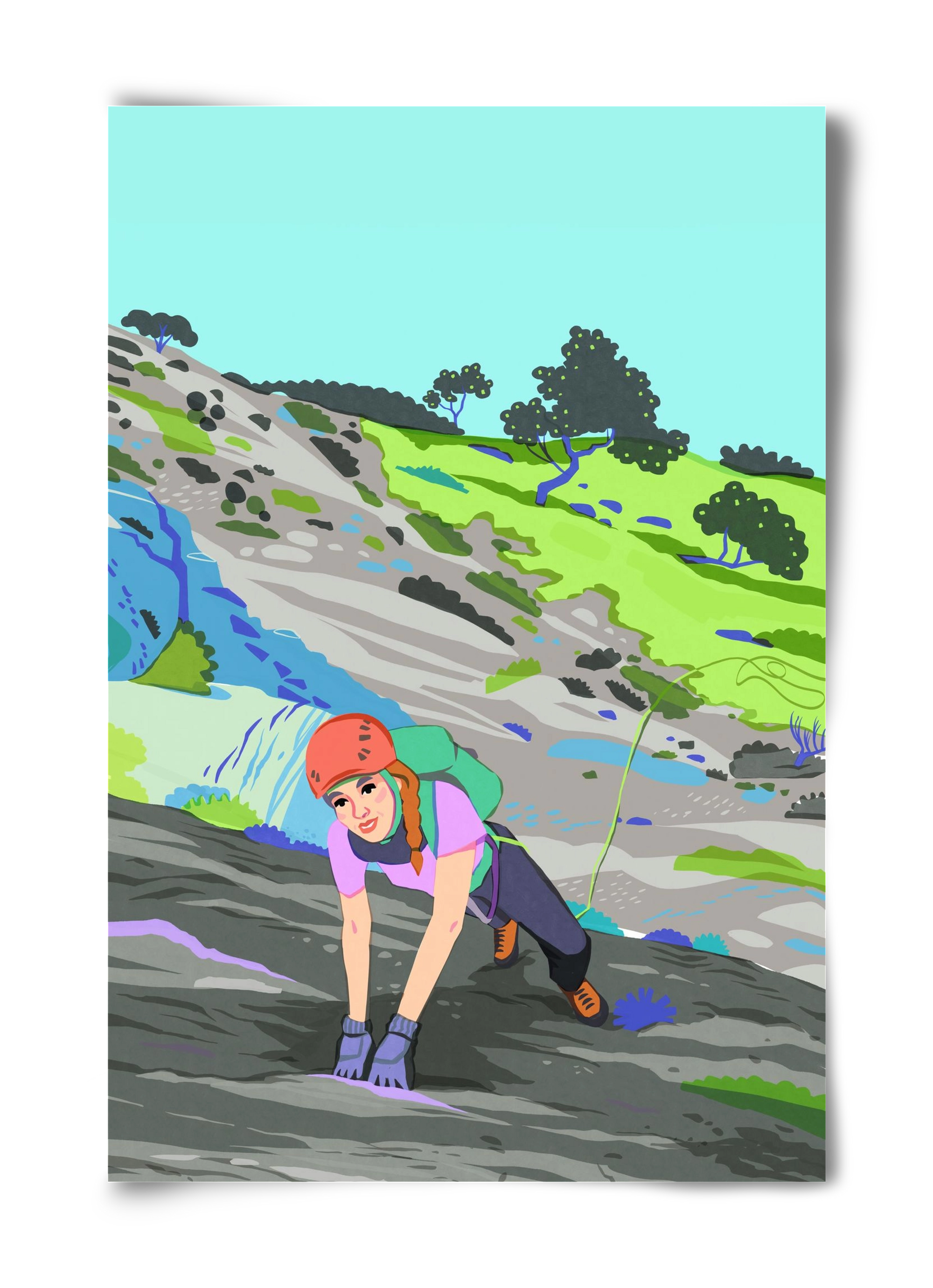 Climber, 40x60 cm, Keret nélkül