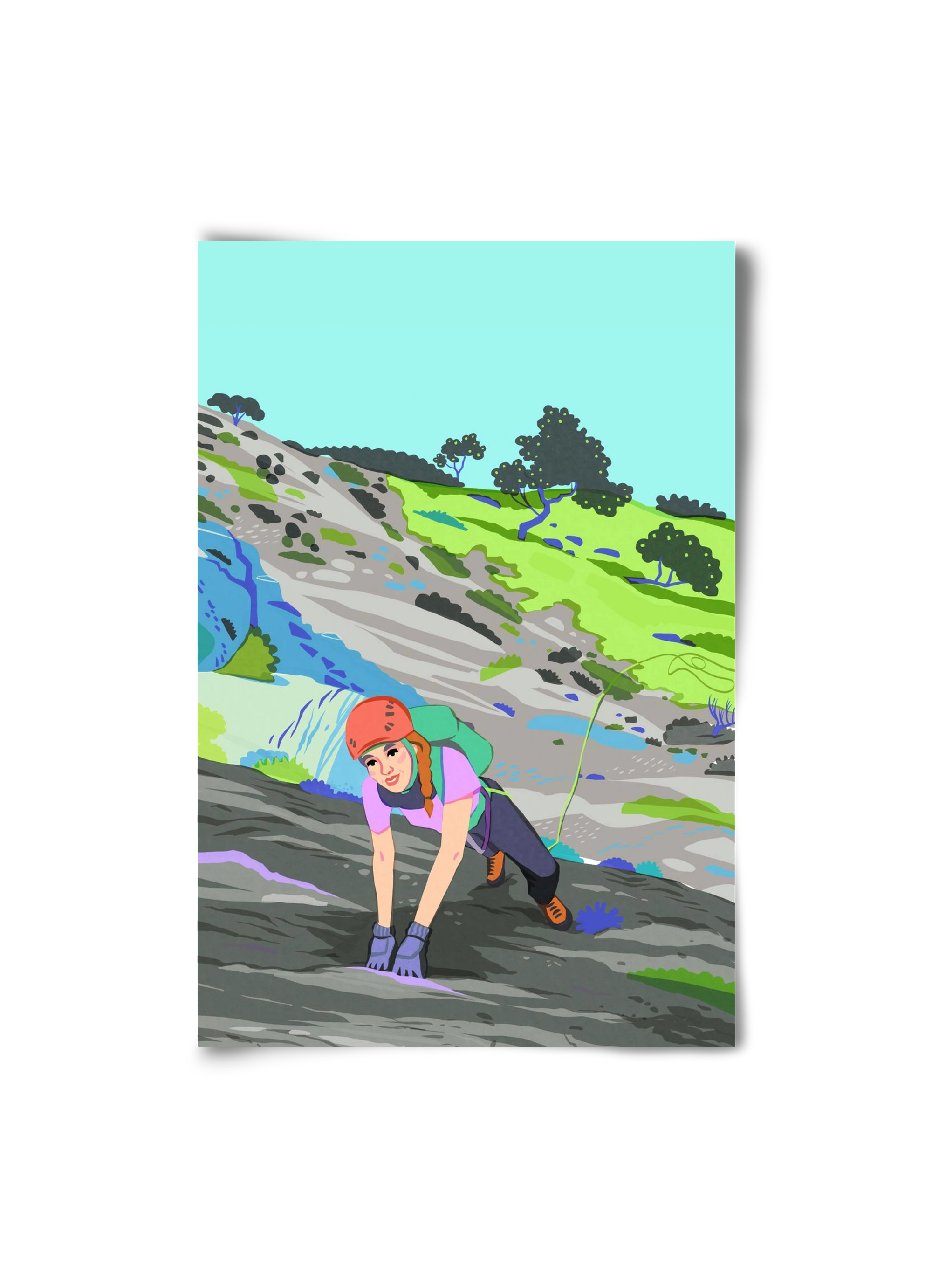 Climber, 20x30 cm, Keret nélkül