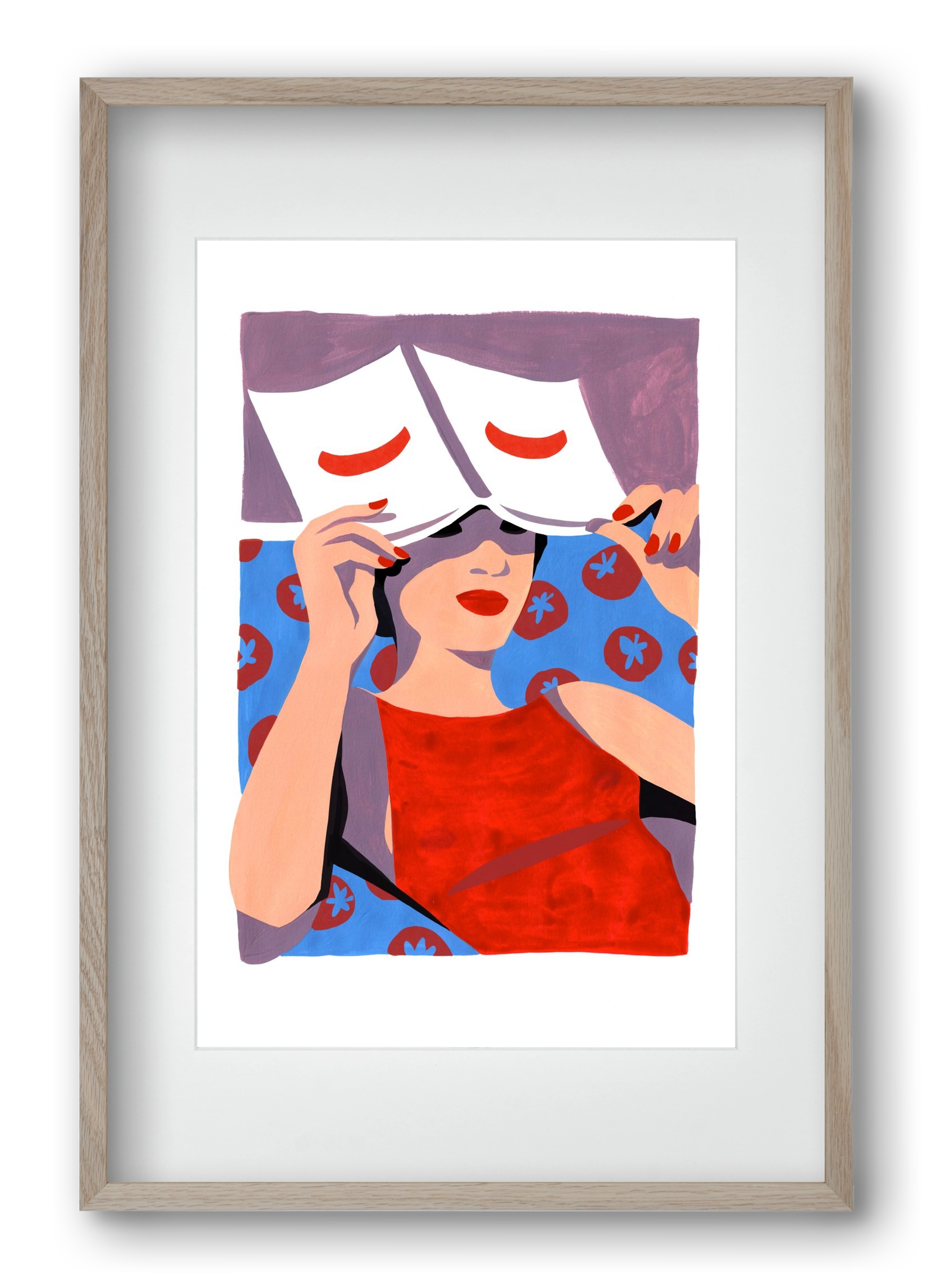 Summertime, 40x60 cm (30x45 cm), Tölgy keret, paszpartuval