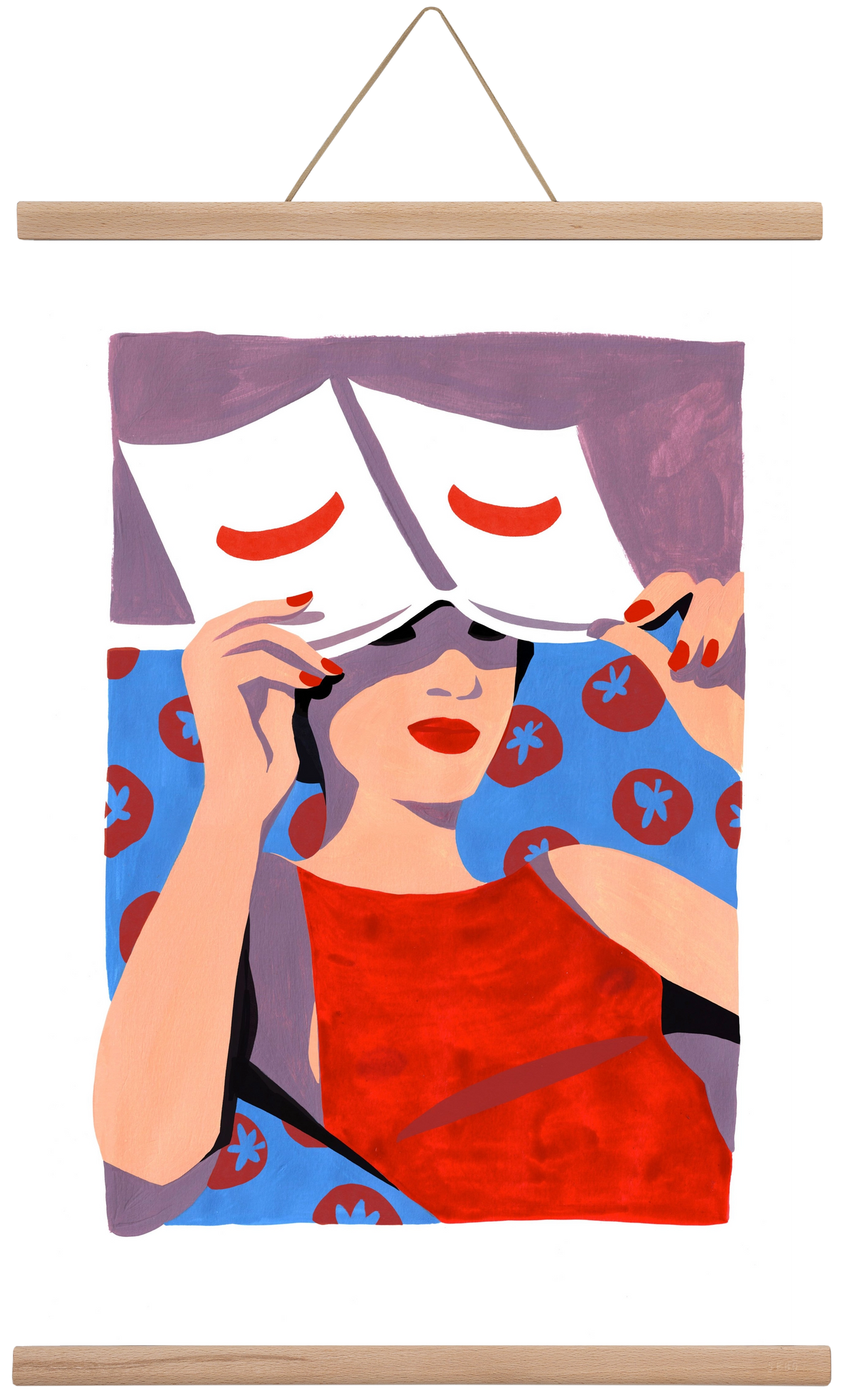 Summertime, 40x60 cm (40x60 cm), Tölgy akasztó