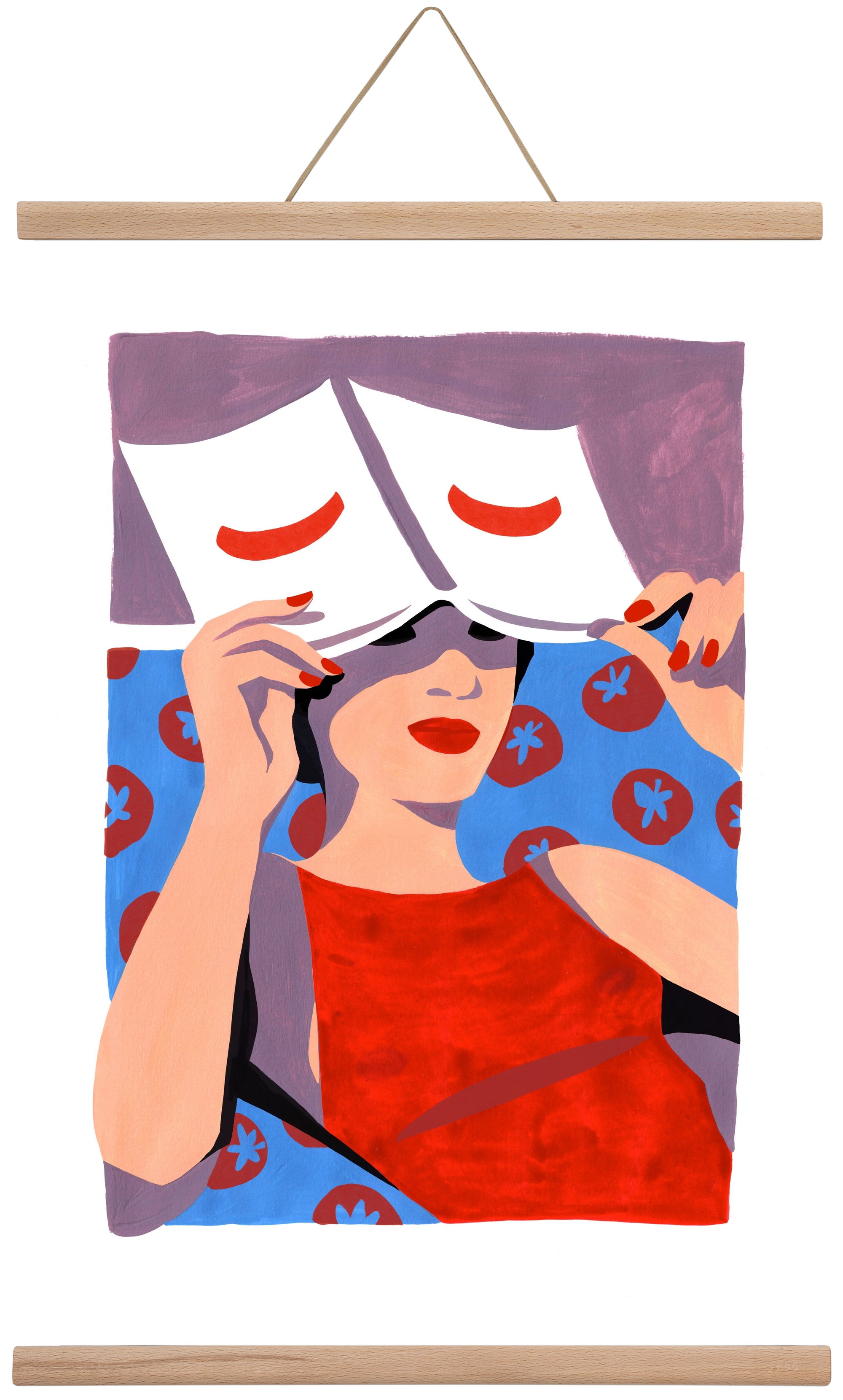 Summertime, 40x60 cm (40x60 cm), Tölgy akasztó