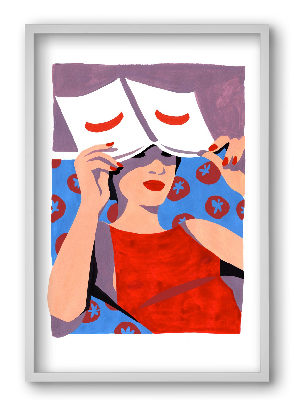 Summertime, 40x60 cm (40x60 cm), Fehér keret