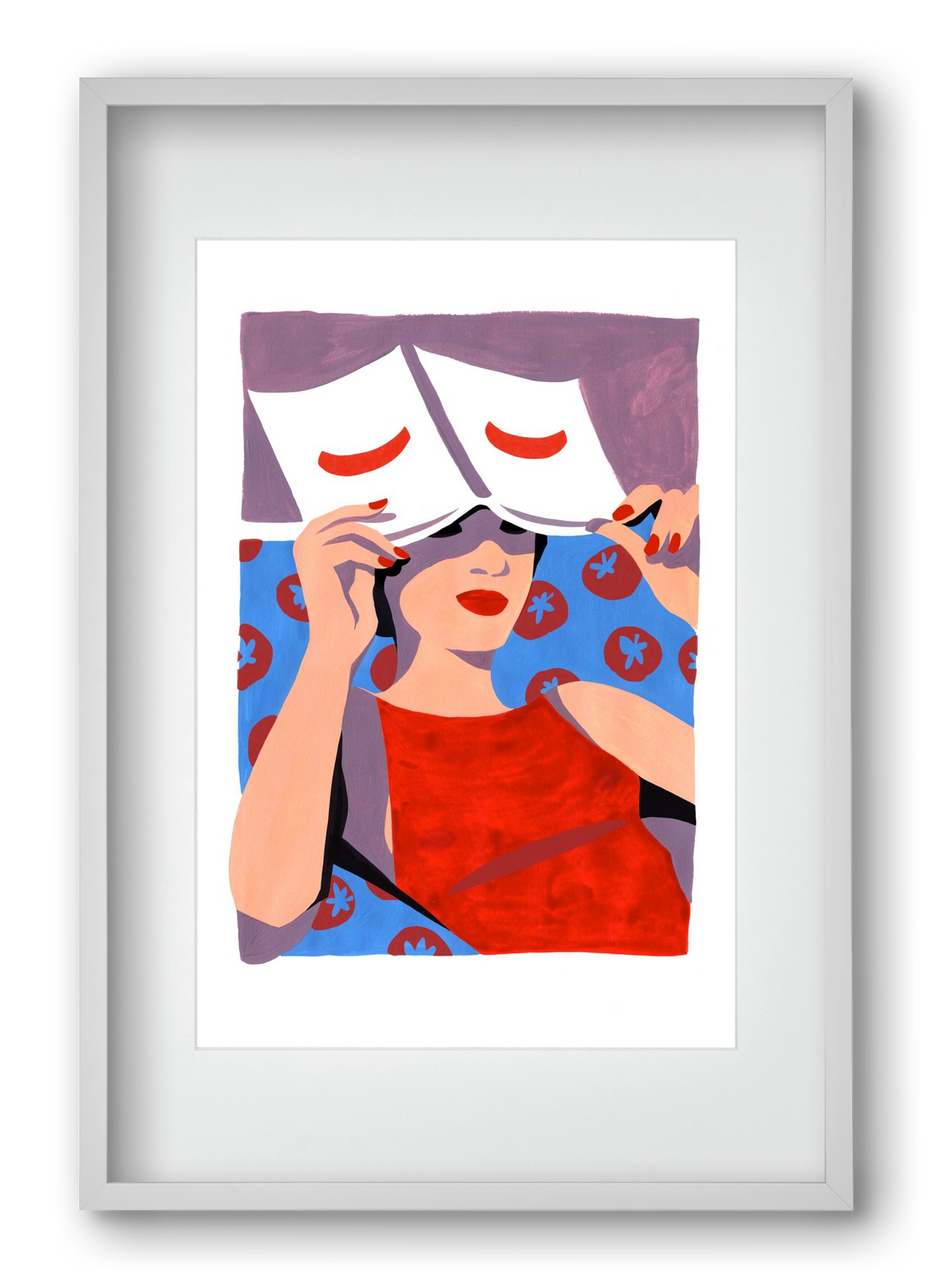 Summertime, 40x60 cm (30x45 cm), Fehér keret, paszpartuval