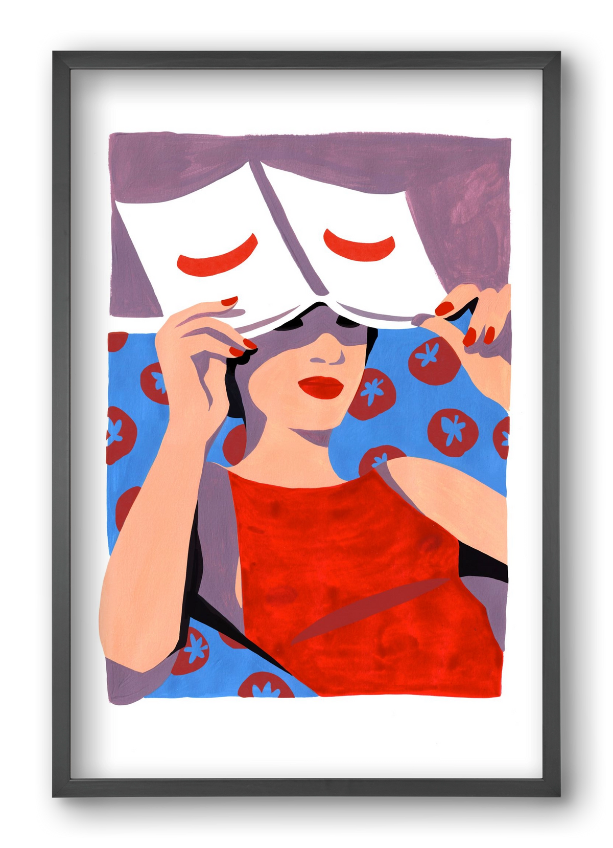 Summertime, 40x60 cm (40x60 cm), Fekete keret