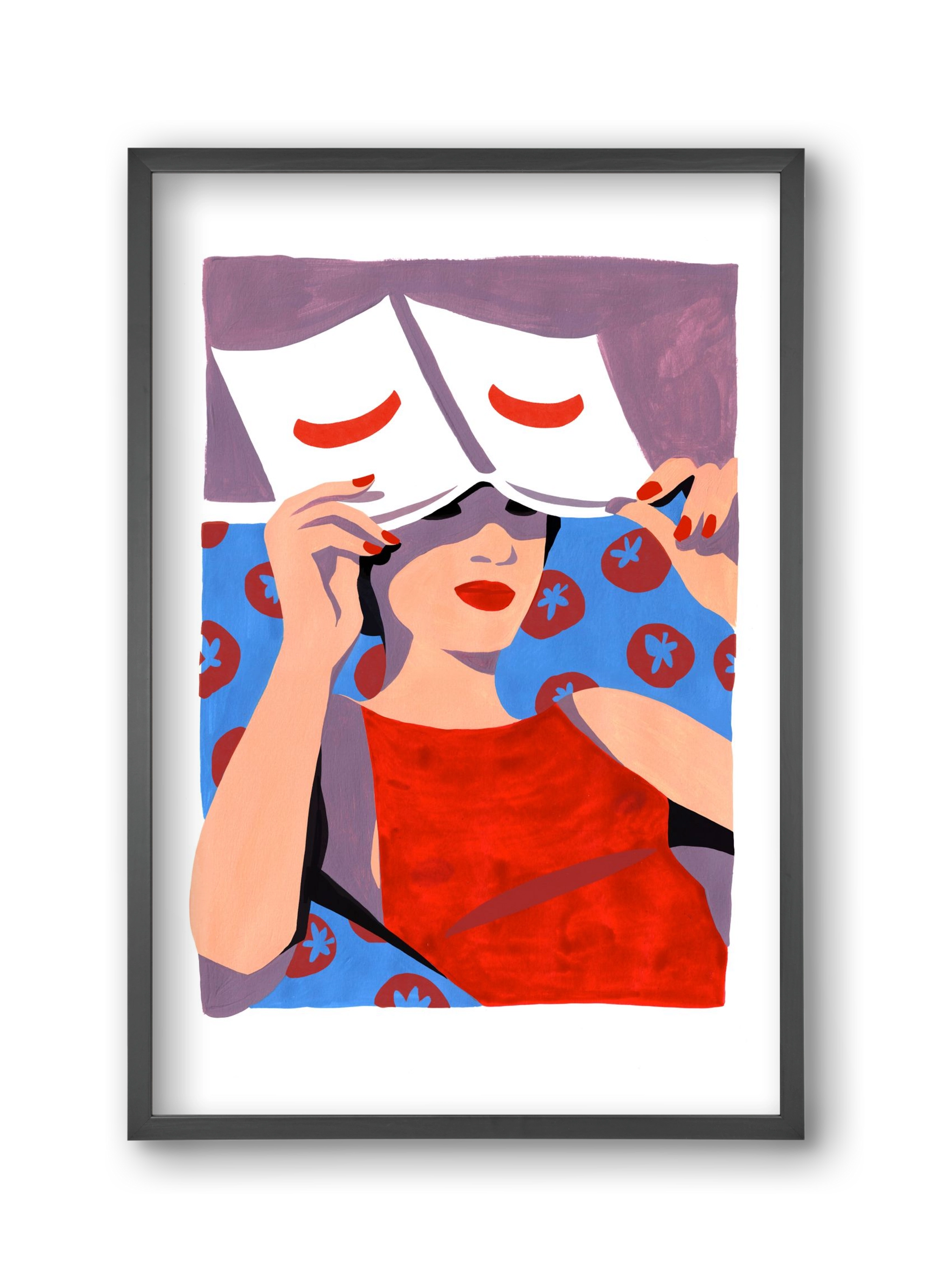 Summertime, 30x45 cm (30x45 cm), Fekete keret