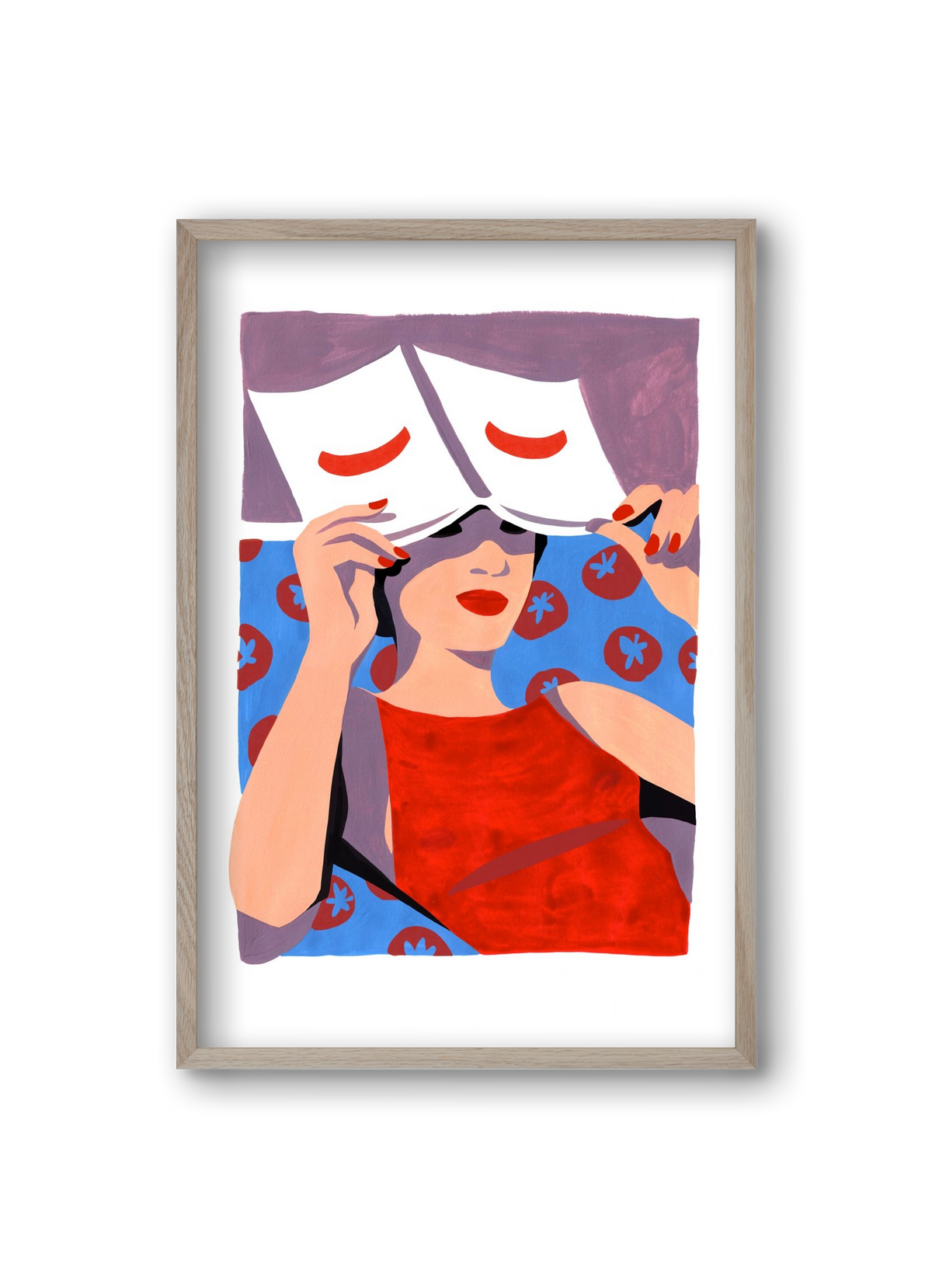 Summertime, 20x30 cm (20x30 cm), Tölgy keret