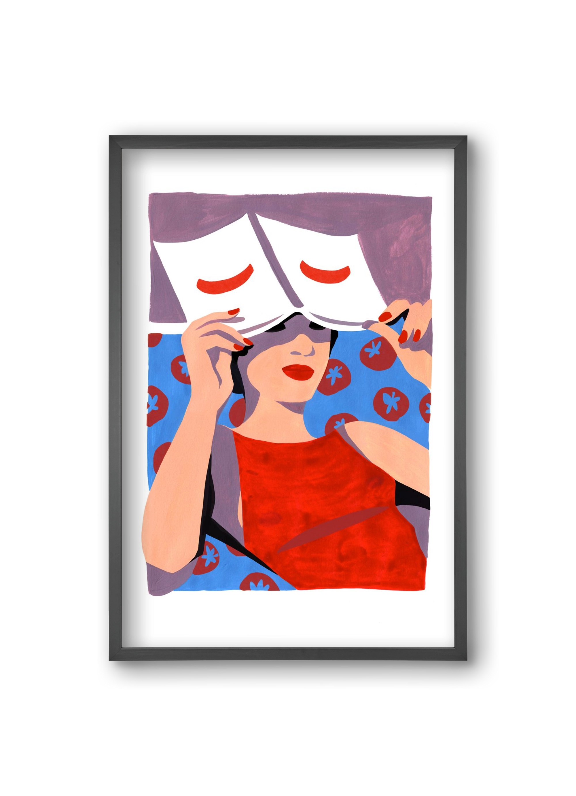 Summertime, 20x30 cm (20x30 cm), Fekete keret