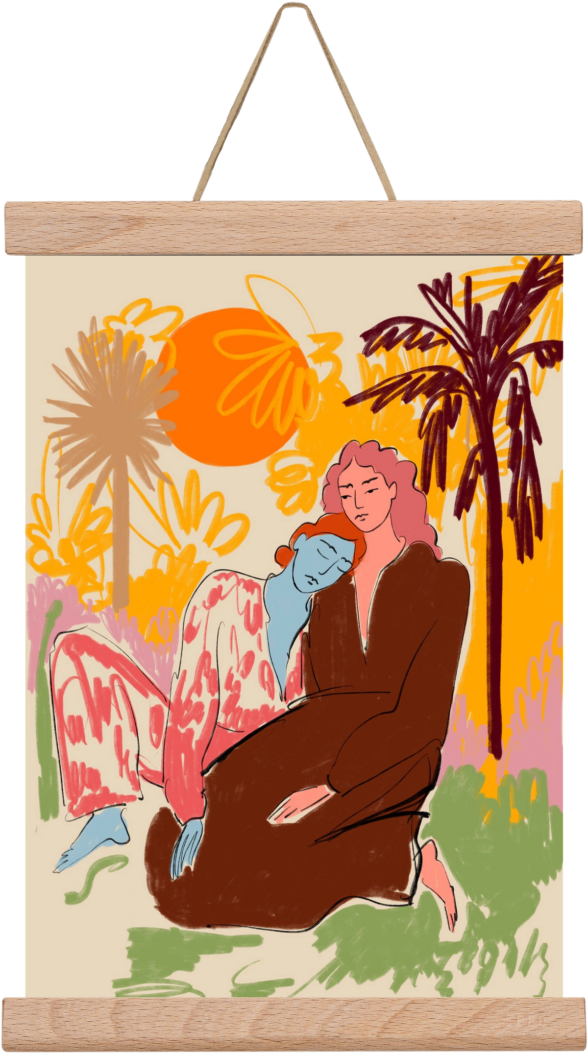 CONNECTED, 20x30 cm (20x30 cm), Tölgy akasztó