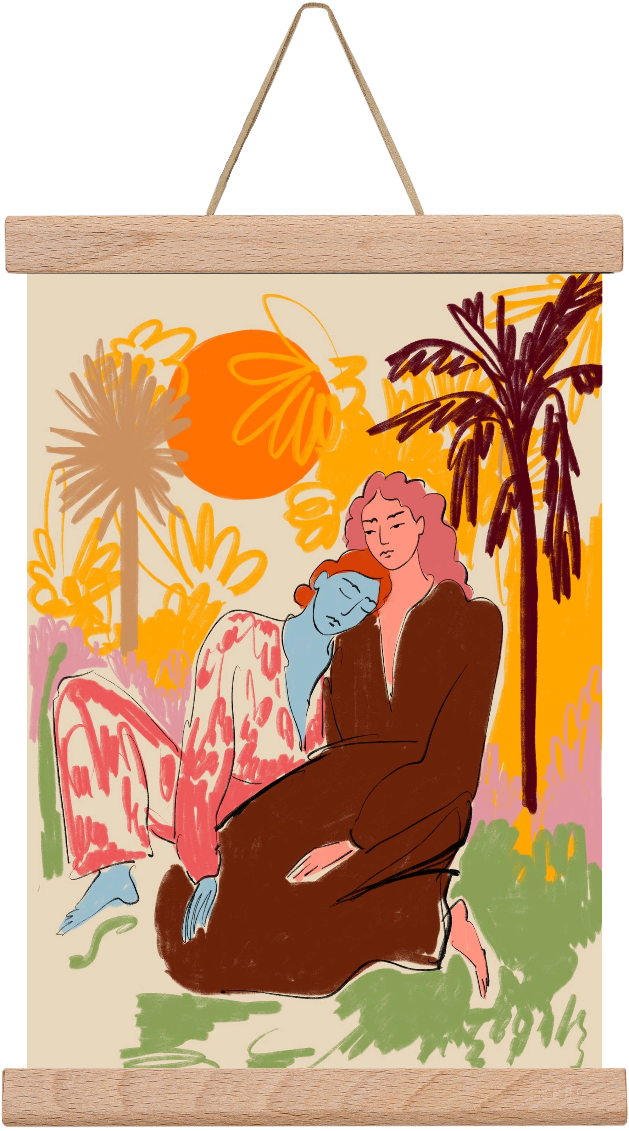 CONNECTED, 20x30 cm (20x30 cm), Tölgy akasztó