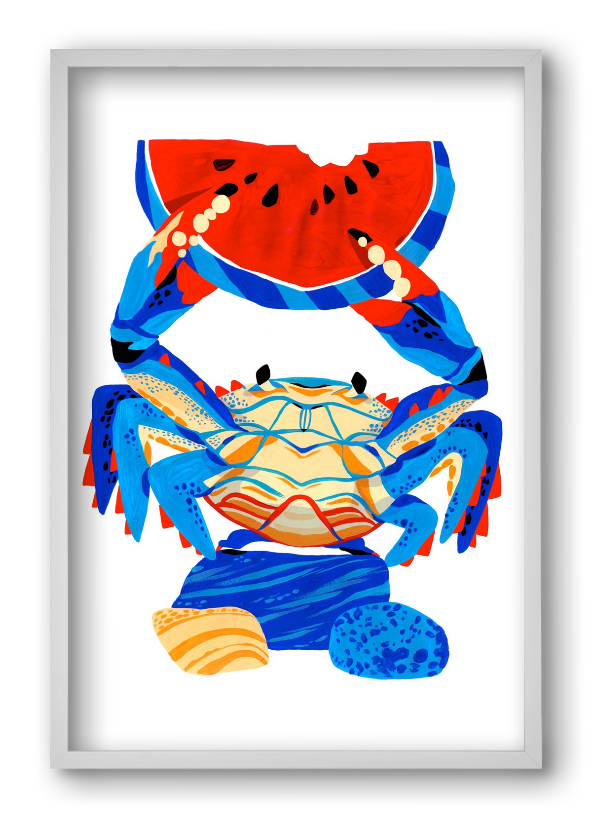 Totem, 40x60 cm (40x60 cm), Fehér keret