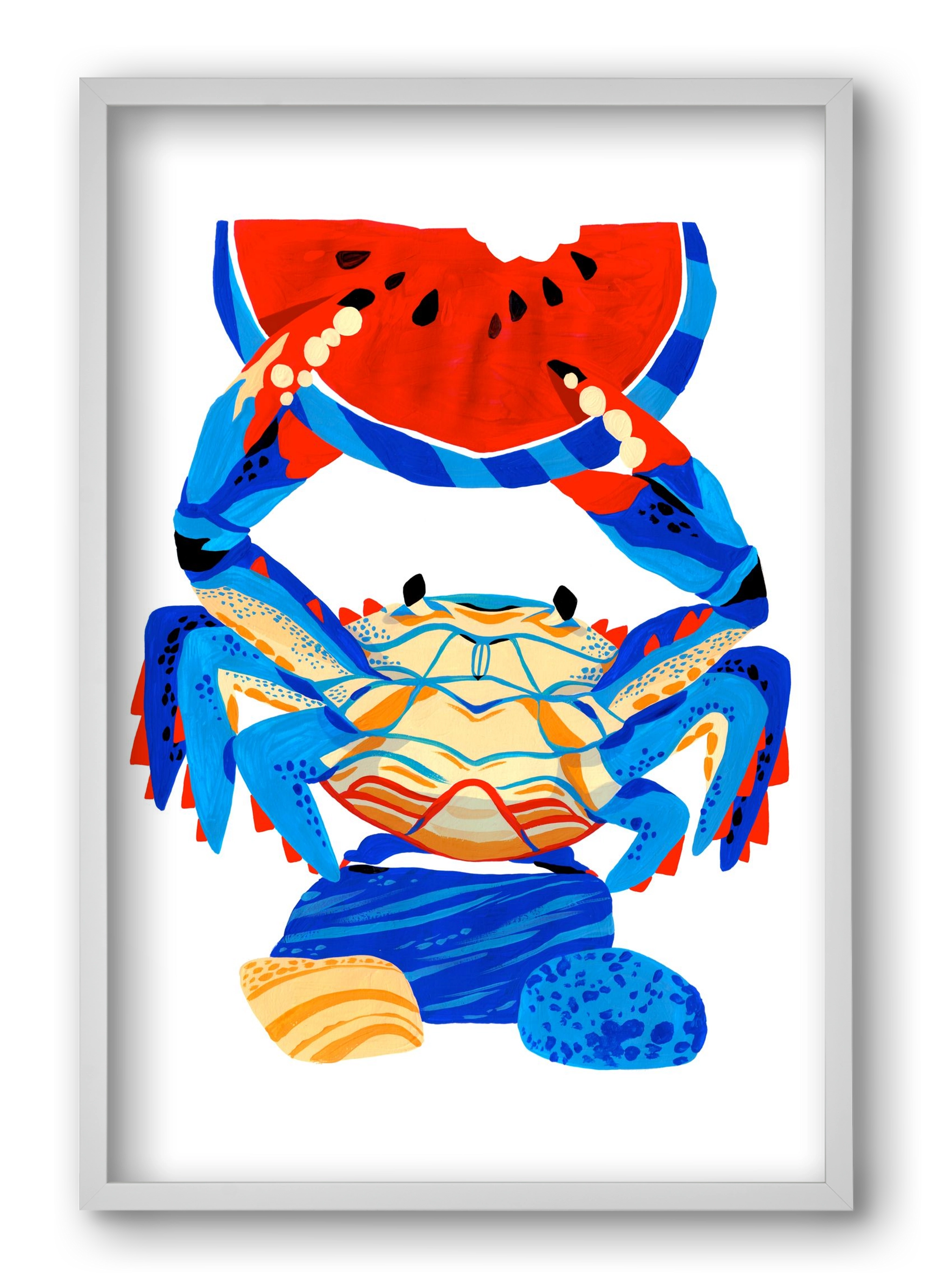 Totem, 40x60 cm (40x60 cm), Fehér keret