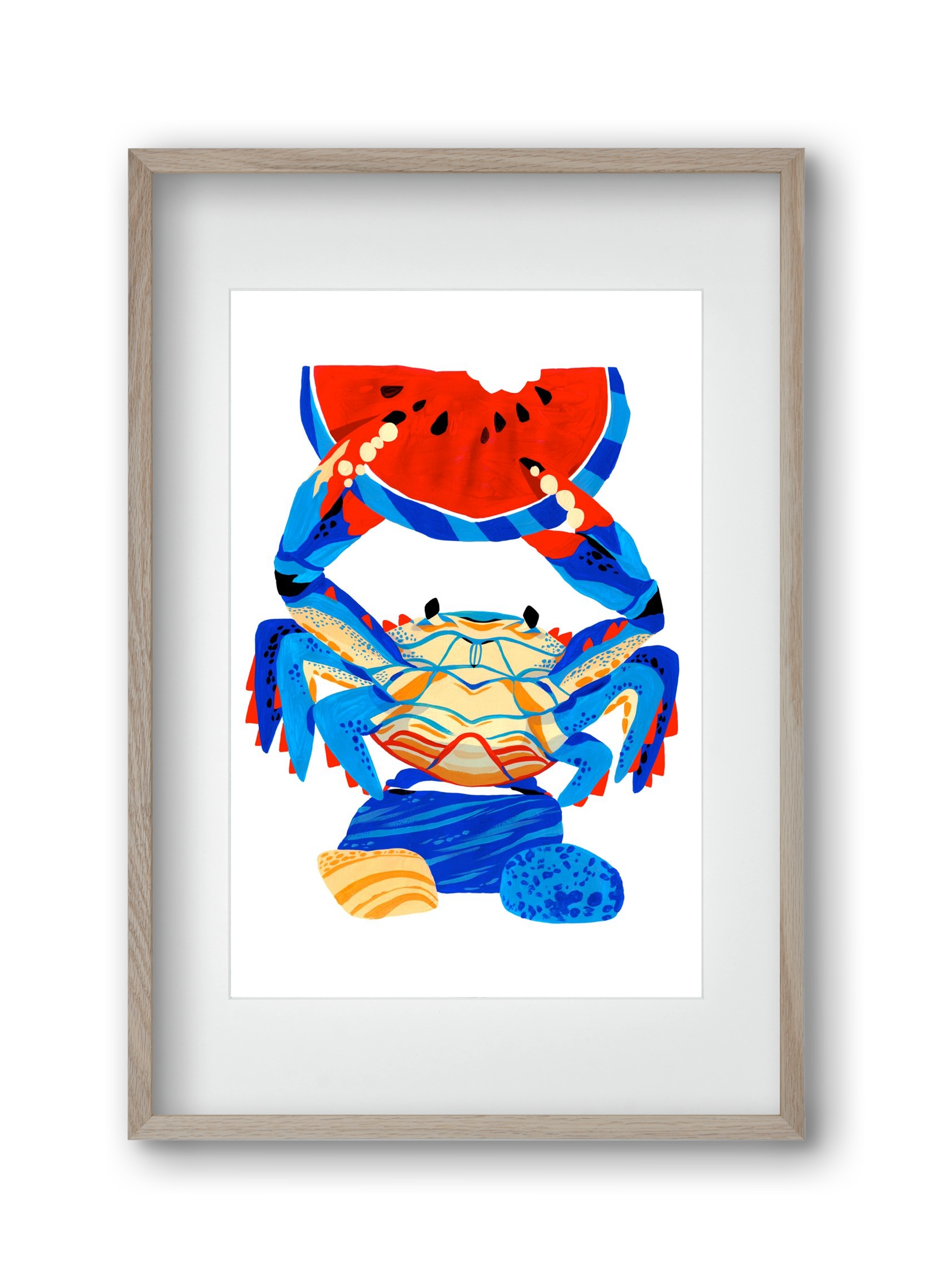 Totem, 30x45 cm (20x30 cm), Tölgy keret, paszpartuval