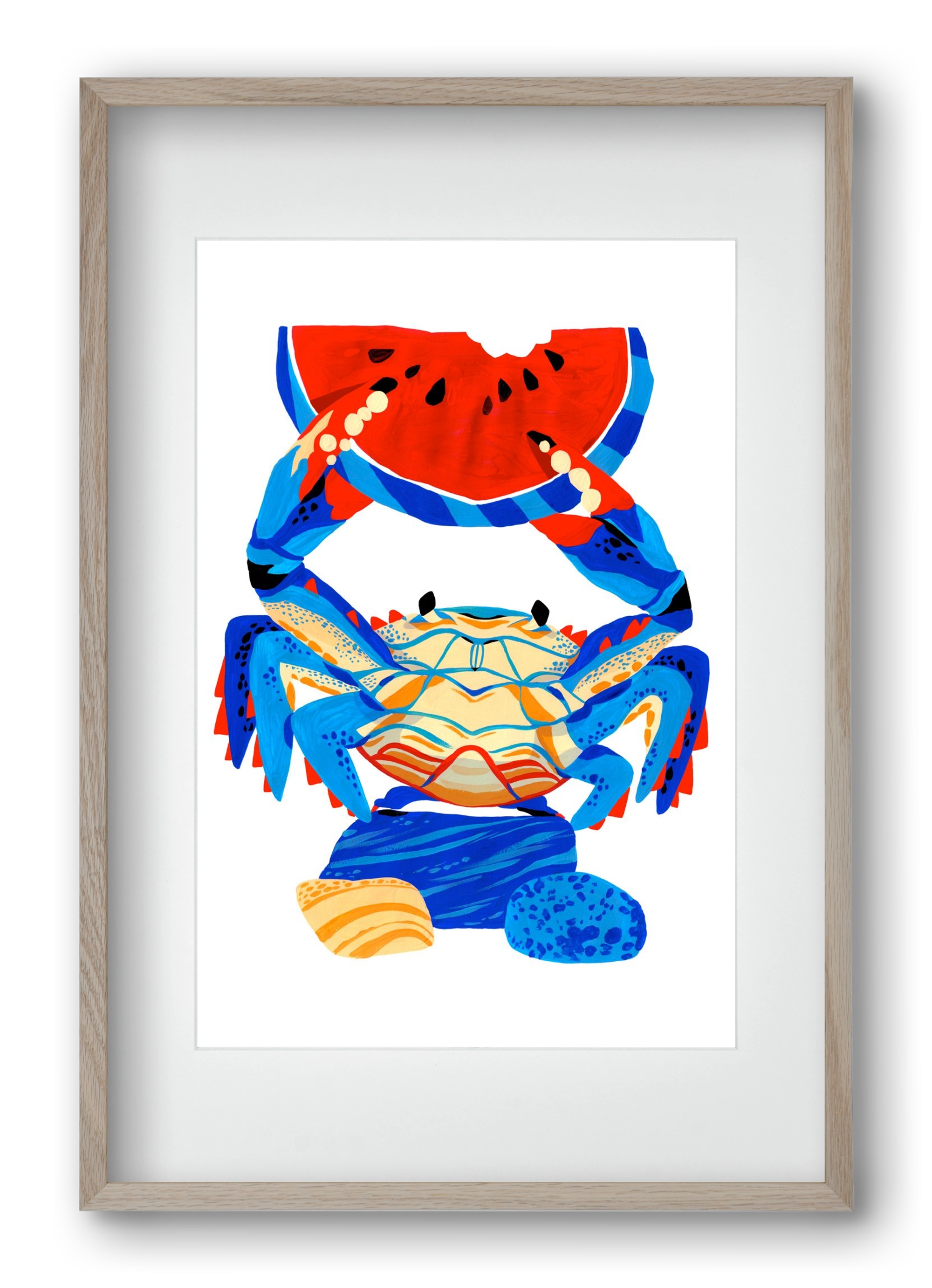 Totem, 40x60 cm (30x45 cm), Tölgy keret, paszpartuval