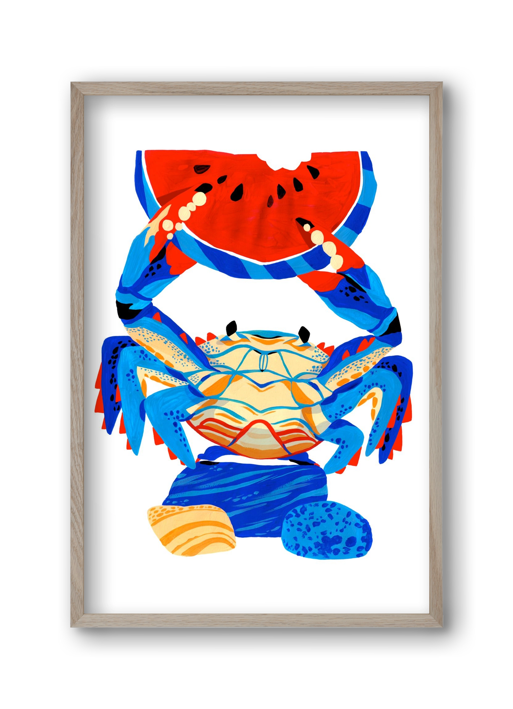 Totem, 30x45 cm (30x45 cm), Tölgy keret