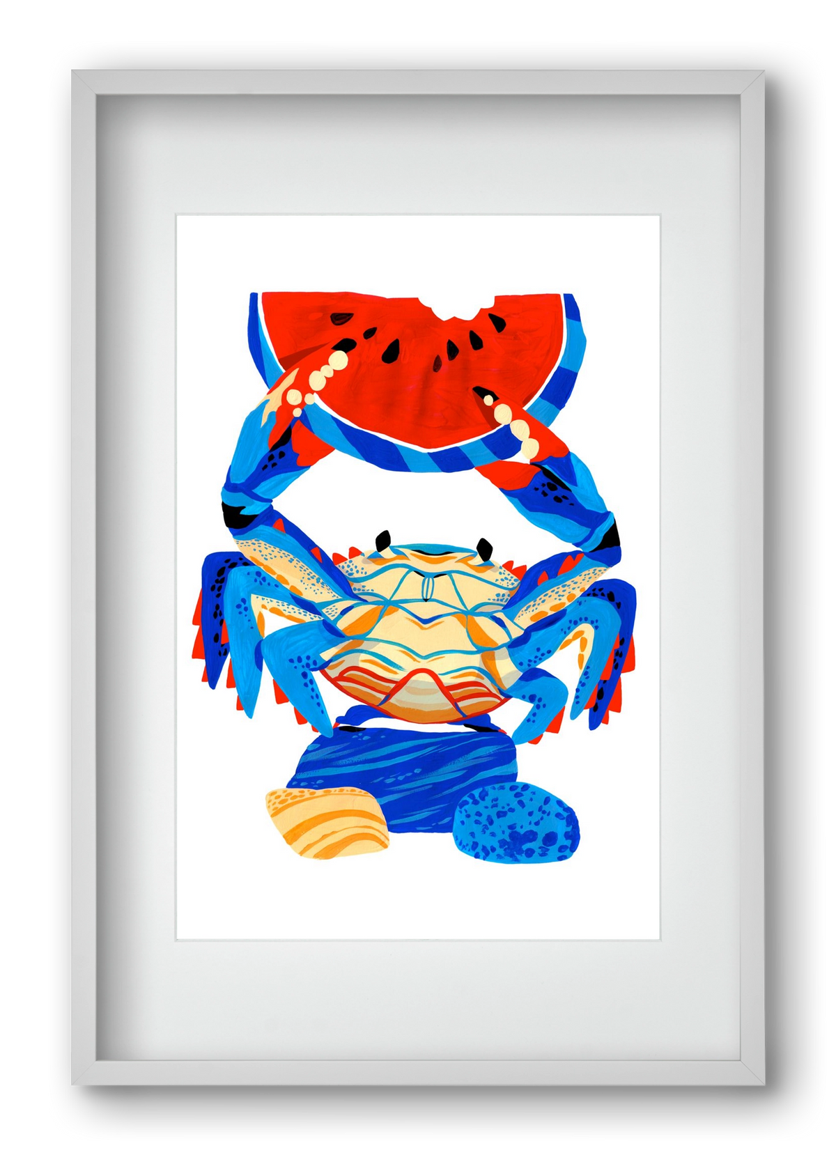 Totem, 40x60 cm (30x45 cm), Fehér keret, paszpartuval