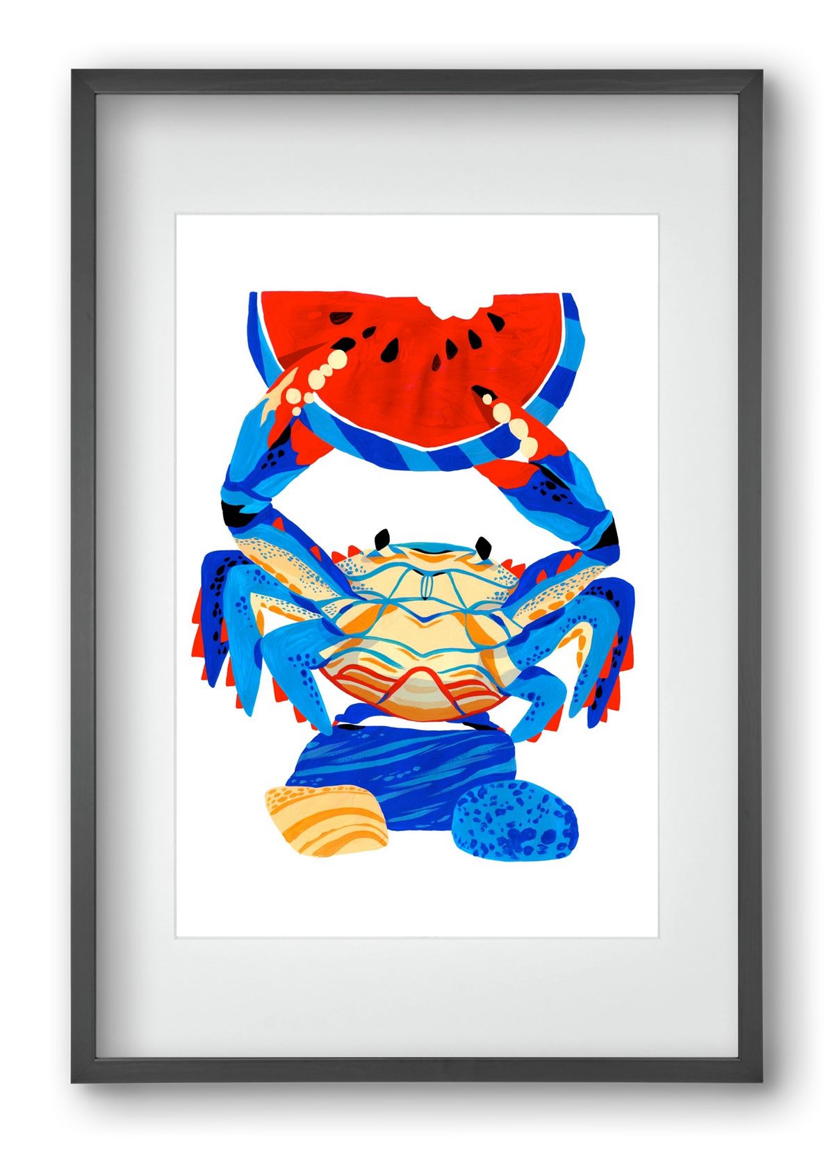 Totem, 40x60 cm (30x45 cm), Fekete keret, paszpartuval