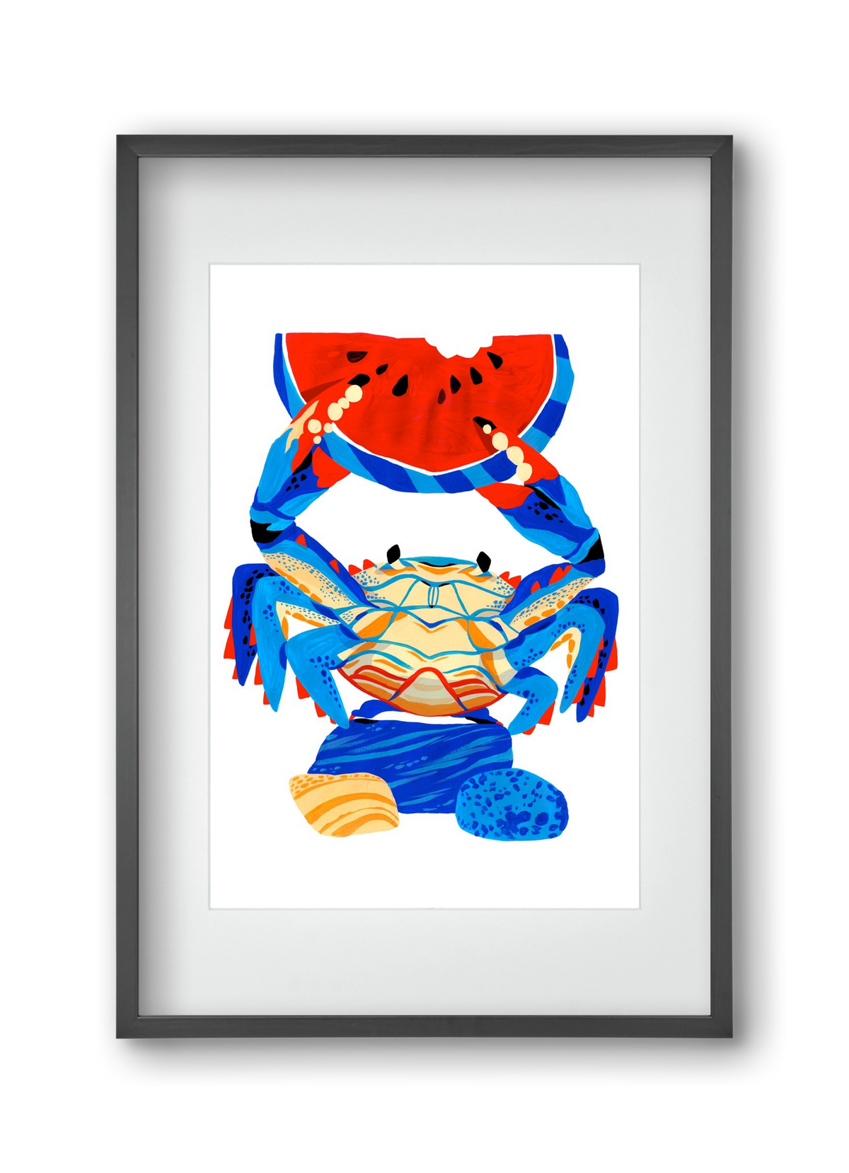 Totem, 30x45 cm (20x30 cm), Fekete keret, paszpartuval