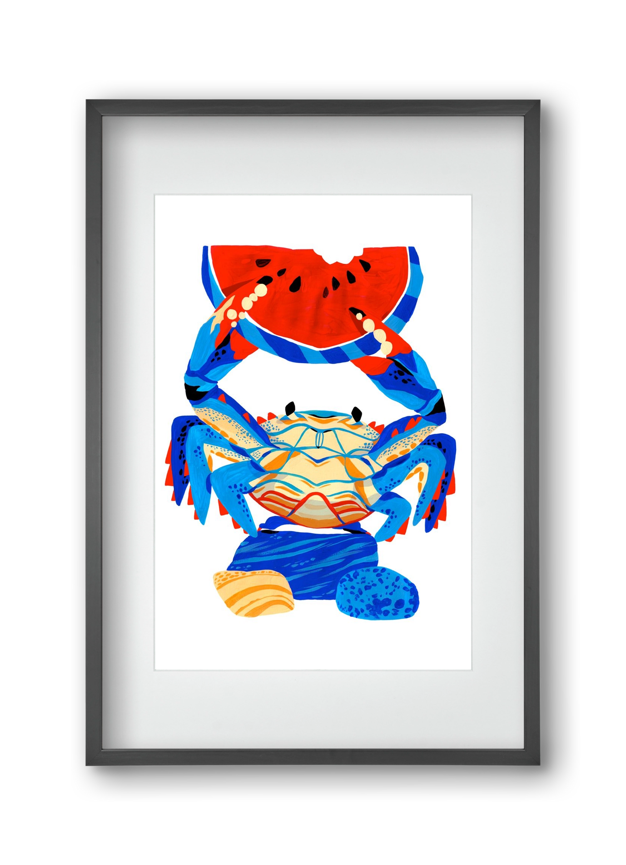 Totem, 30x45 cm (20x30 cm), Fekete keret, paszpartuval