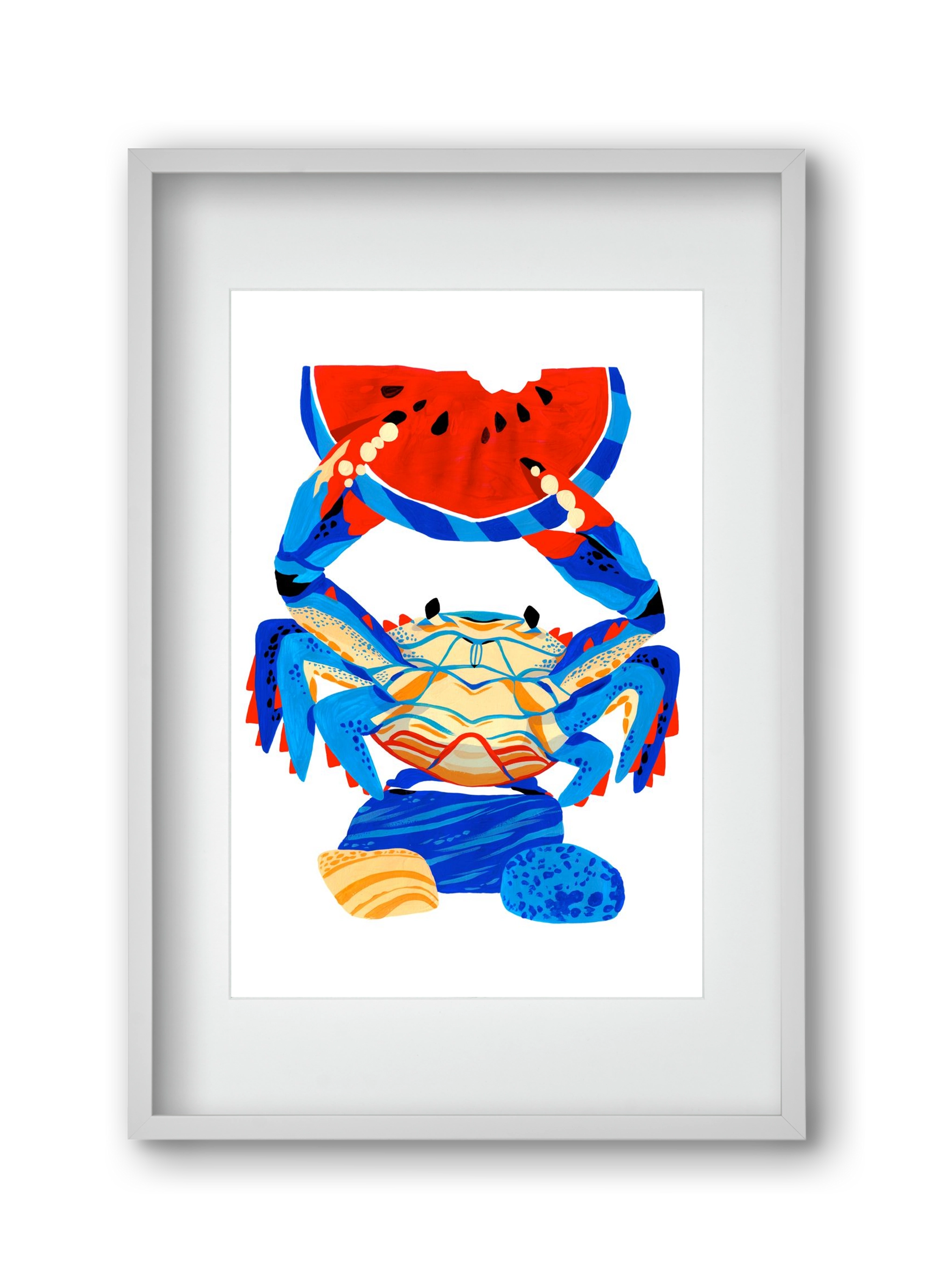 Totem, 30x45 cm (20x30 cm), Fehér keret, paszpartuval