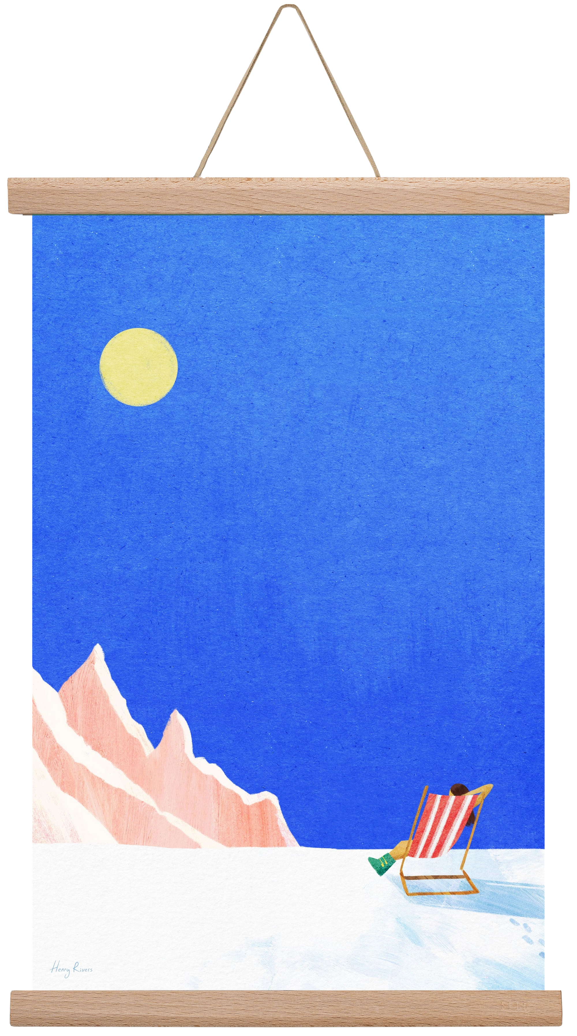 Apres Ski, 30x45 cm (30x45 cm), Tölgy akasztó