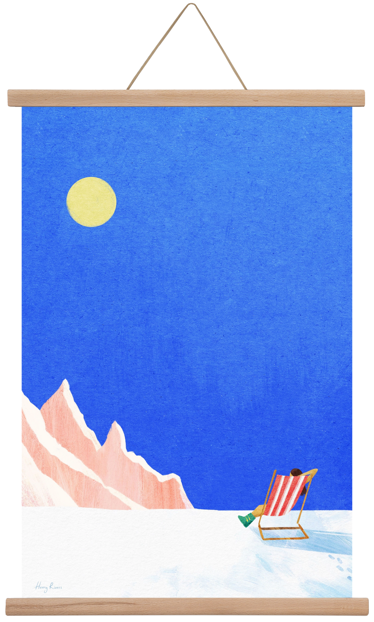 Apres Ski, 40x60 cm (40x60 cm), Tölgy akasztó